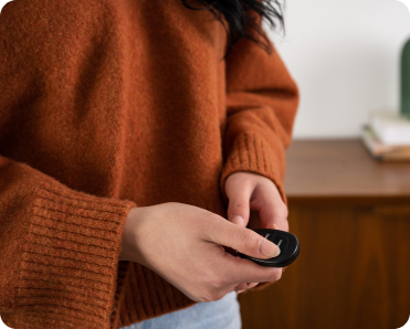 Woman arming system from key remote