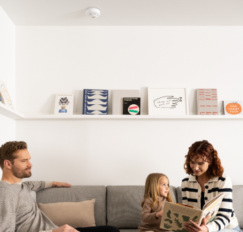 Room with Carbon Monoxide Detector