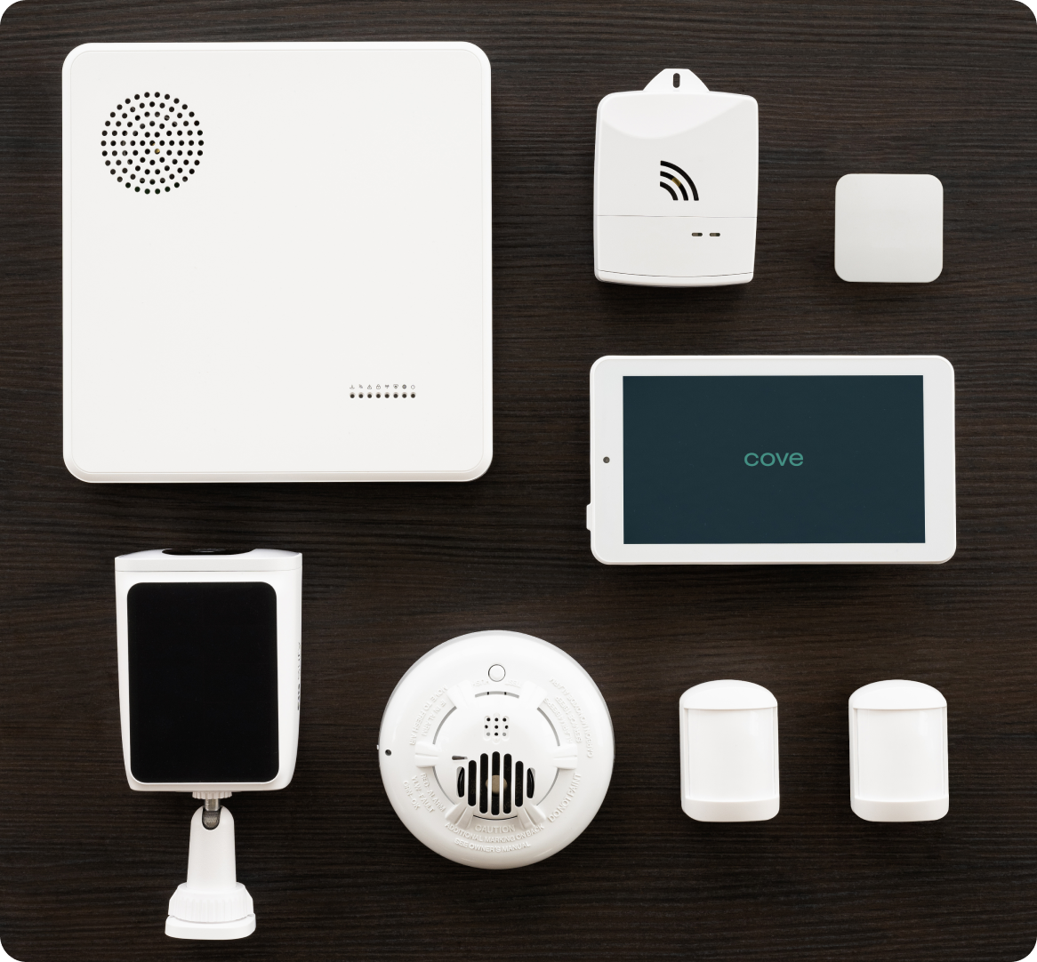 Cove home security system equipment.