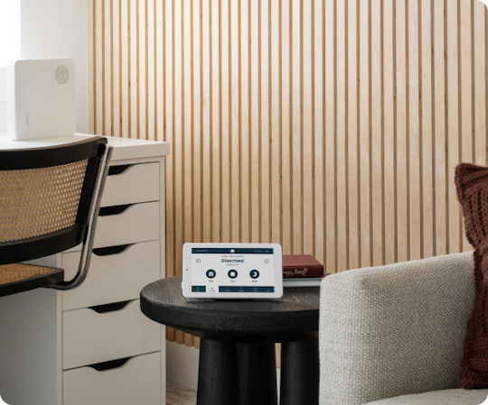 Alarm Hub Panel on table