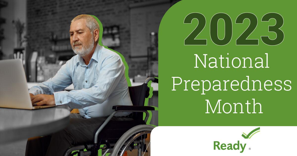 September is National Preparedness Month. Go to Ready.gov for more info.