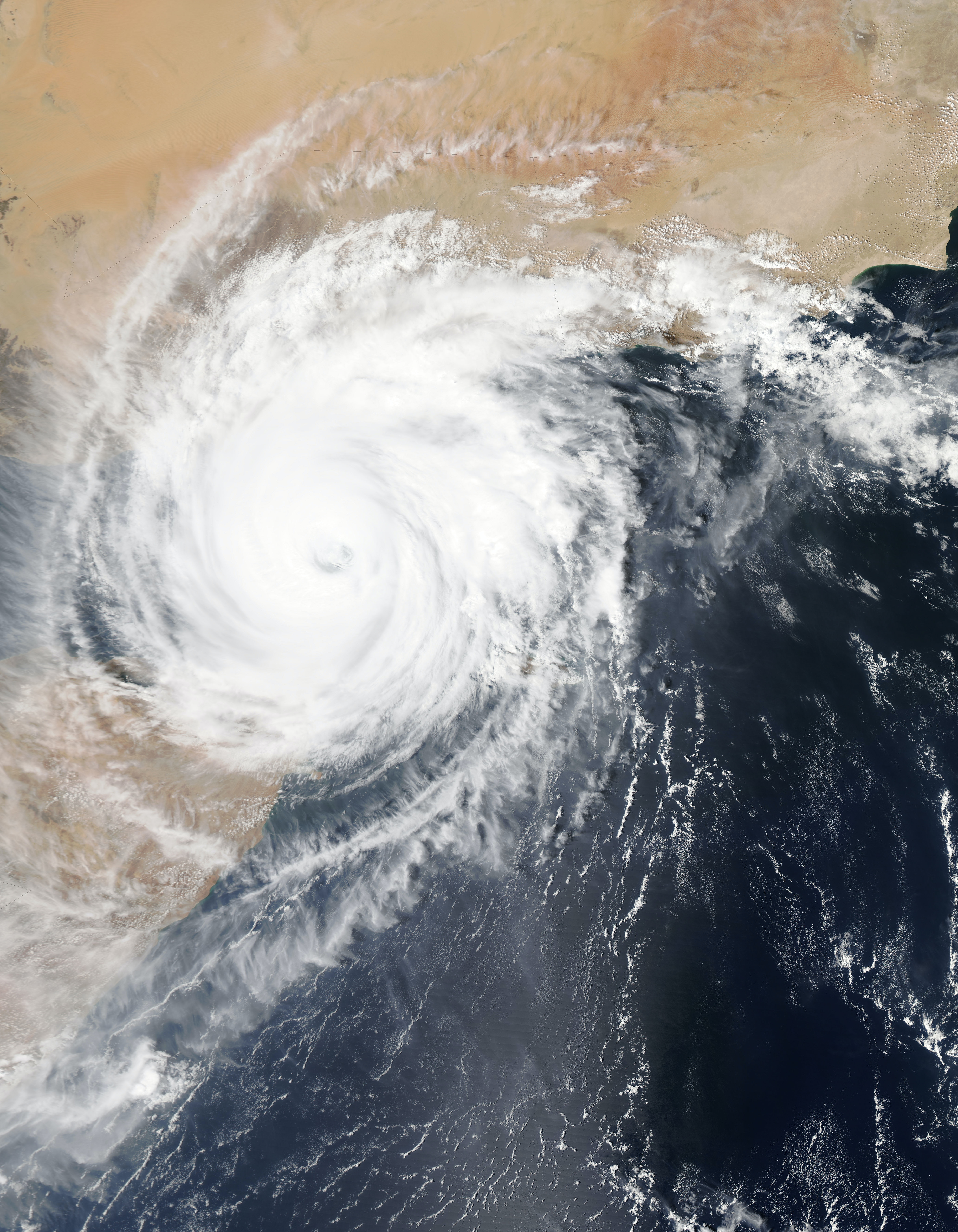 Weather photo of a hurricane.