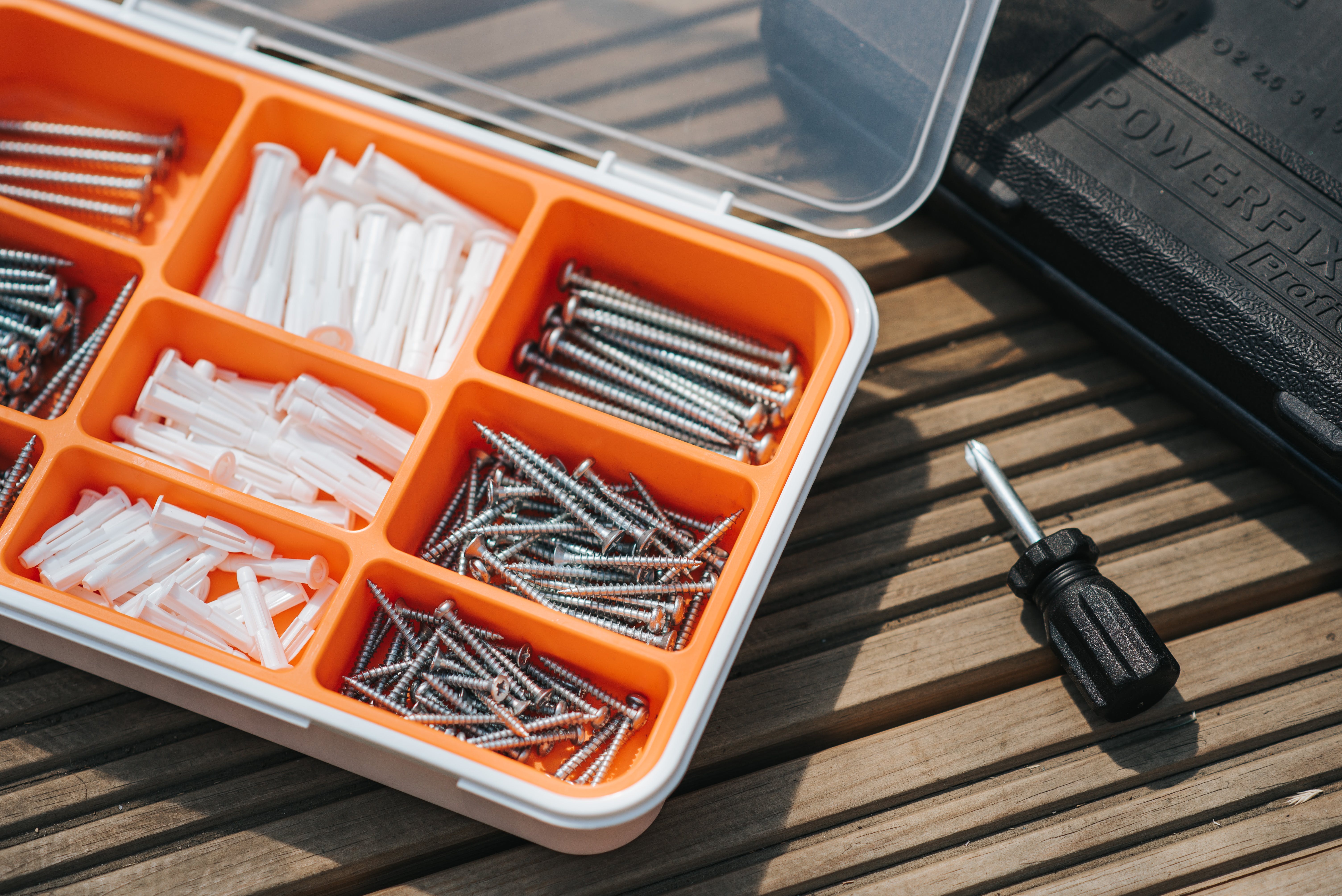 Organized tools.