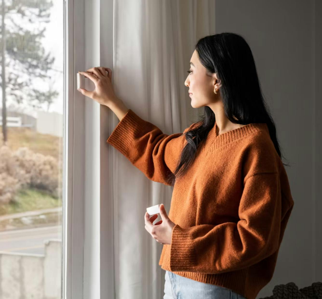Cove window sensor