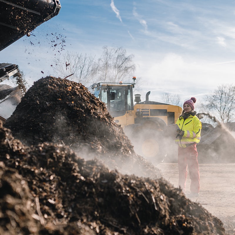 Handling compost safely