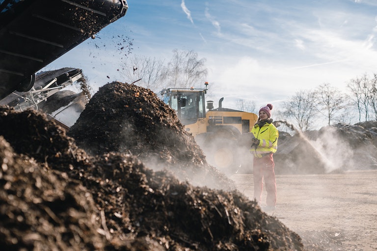 Handling compost safely