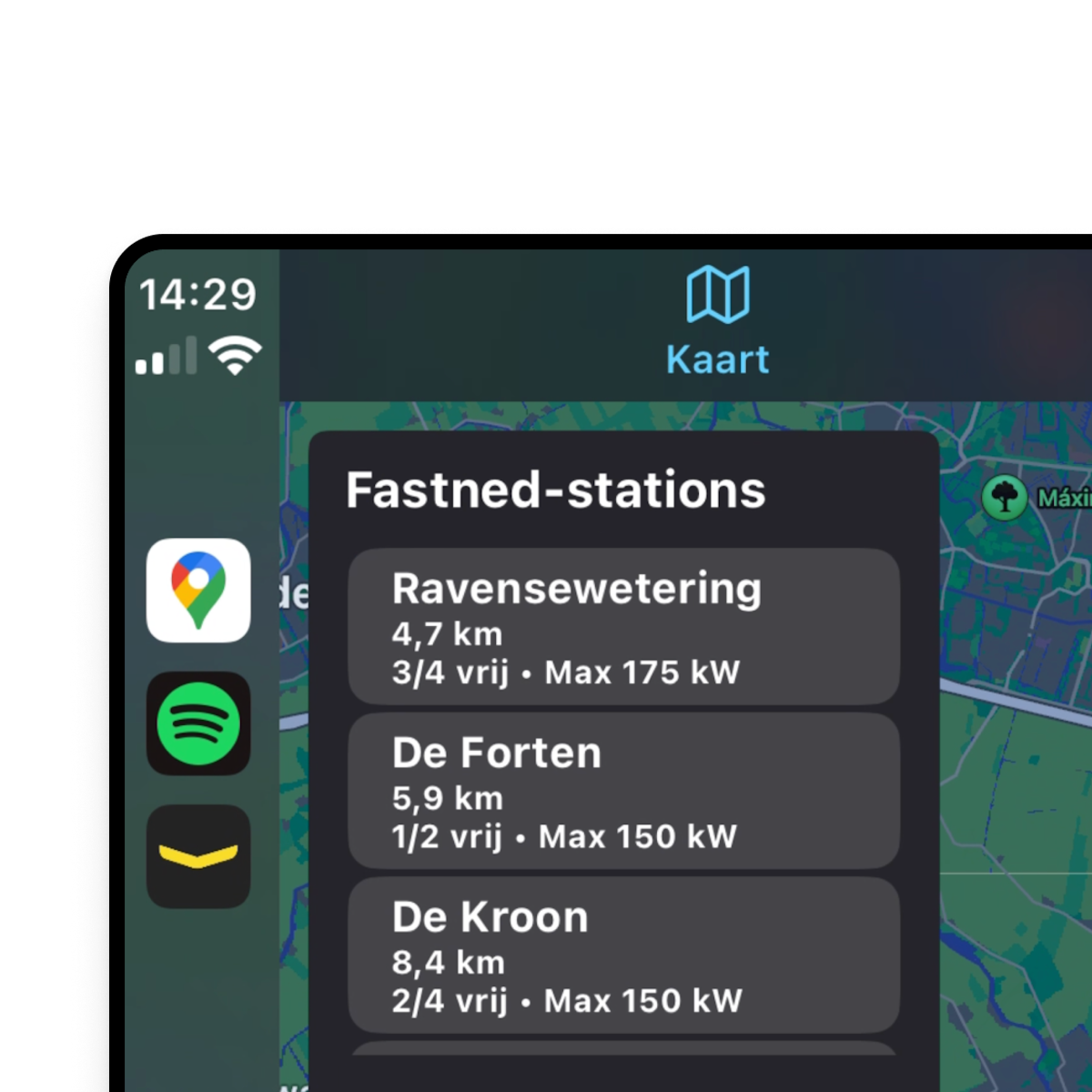 carplay app fastned screenshot