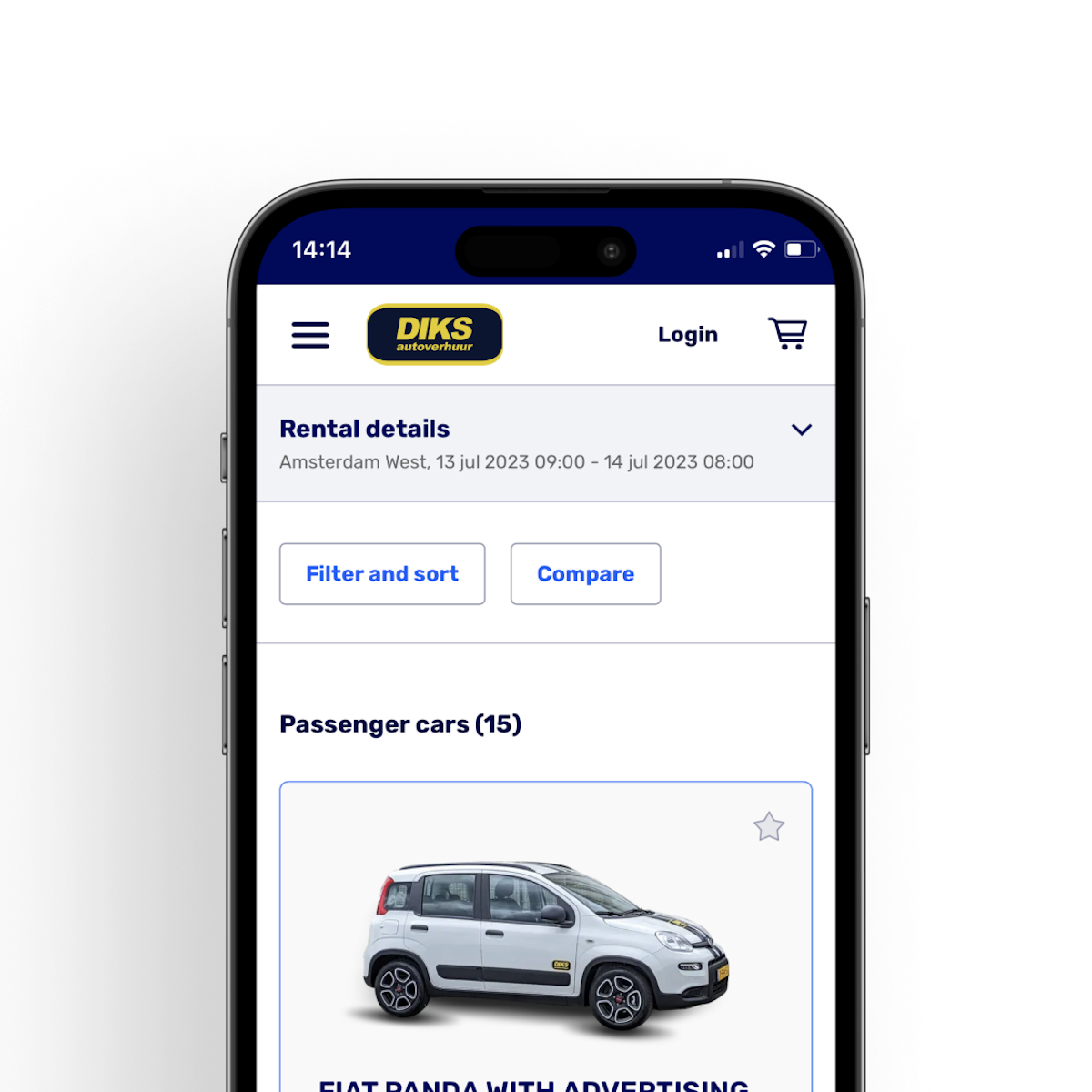 DIKS mobiele site