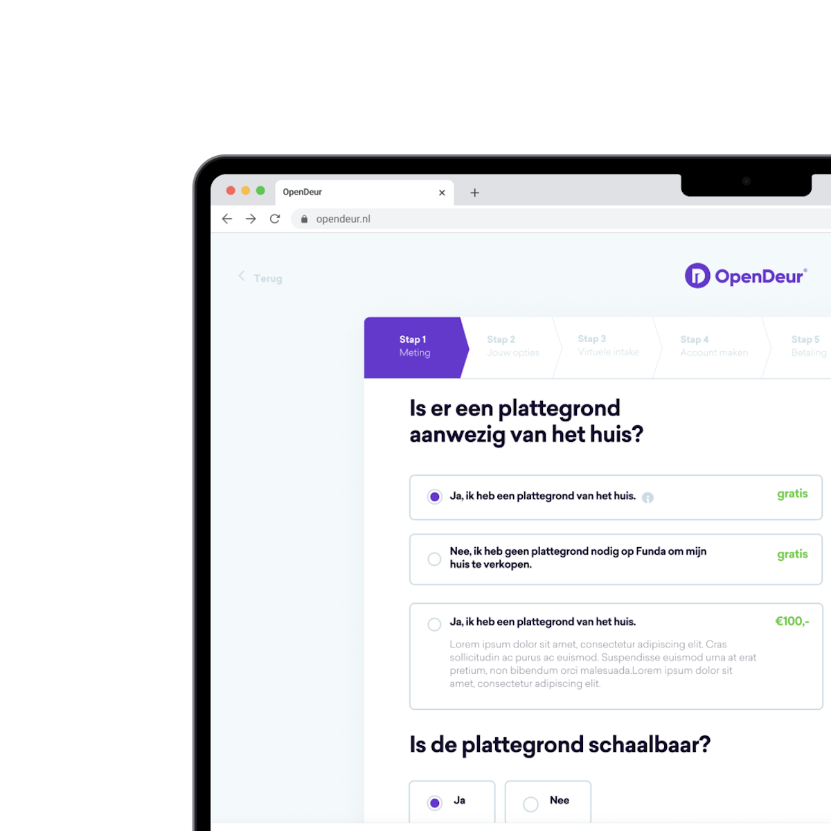 OpenDeur website