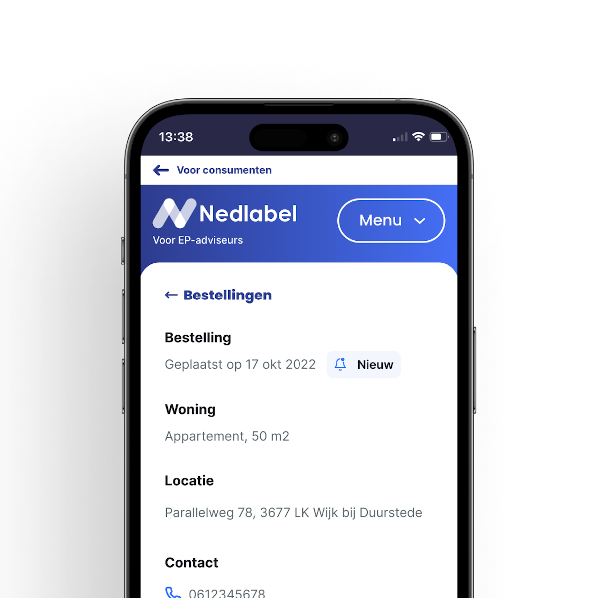 Nedlabel platform