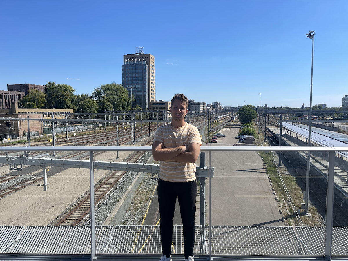 Daniël op Utrecht Centraal