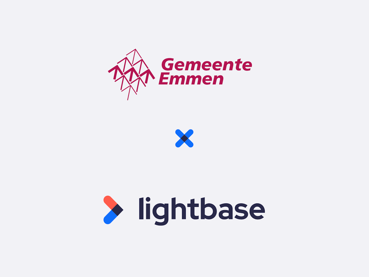 Logo's Gemeente Emmen & Lightbase