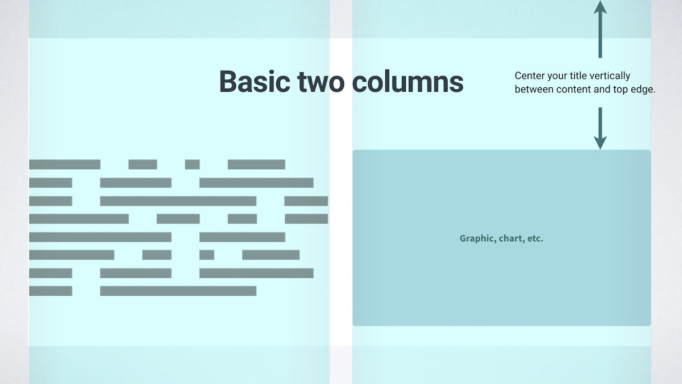 Sample layout explainers helped presentation users understand basic layout principles.
