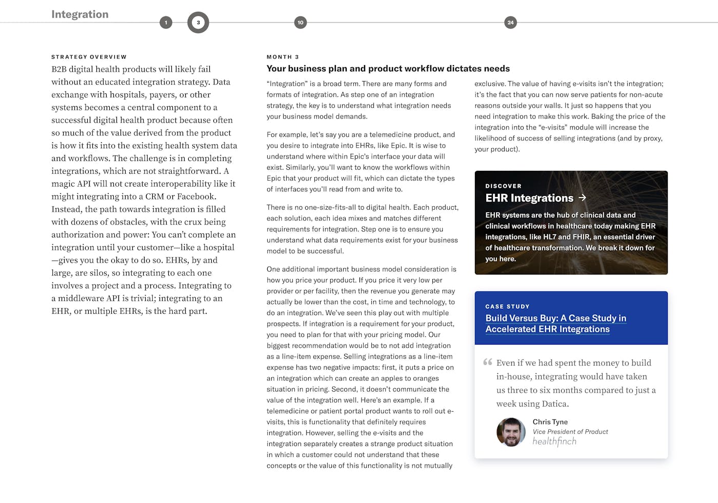 Expanded article view