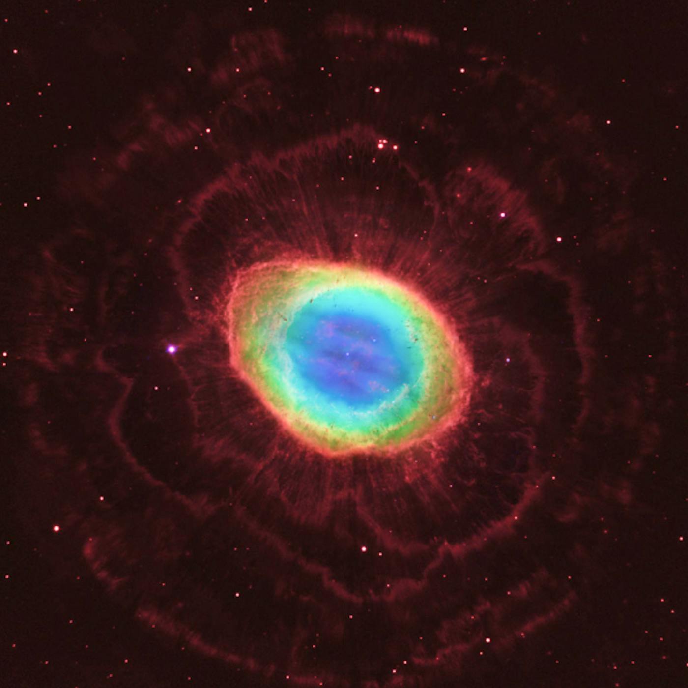 Messier 57 aka Ring Nebula, Hubble telescope