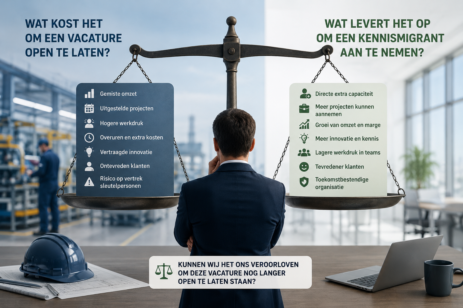 Kunnen wij het ons veroorloven om deze vacature nog langer open te laten staan?