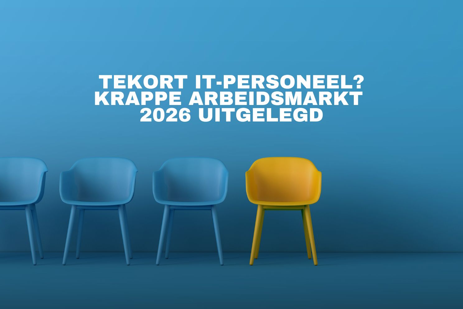 IT-vacature al maanden open? Wat de krappe tech-arbeidsmarkt in 2026 voor jouw werving betekent
