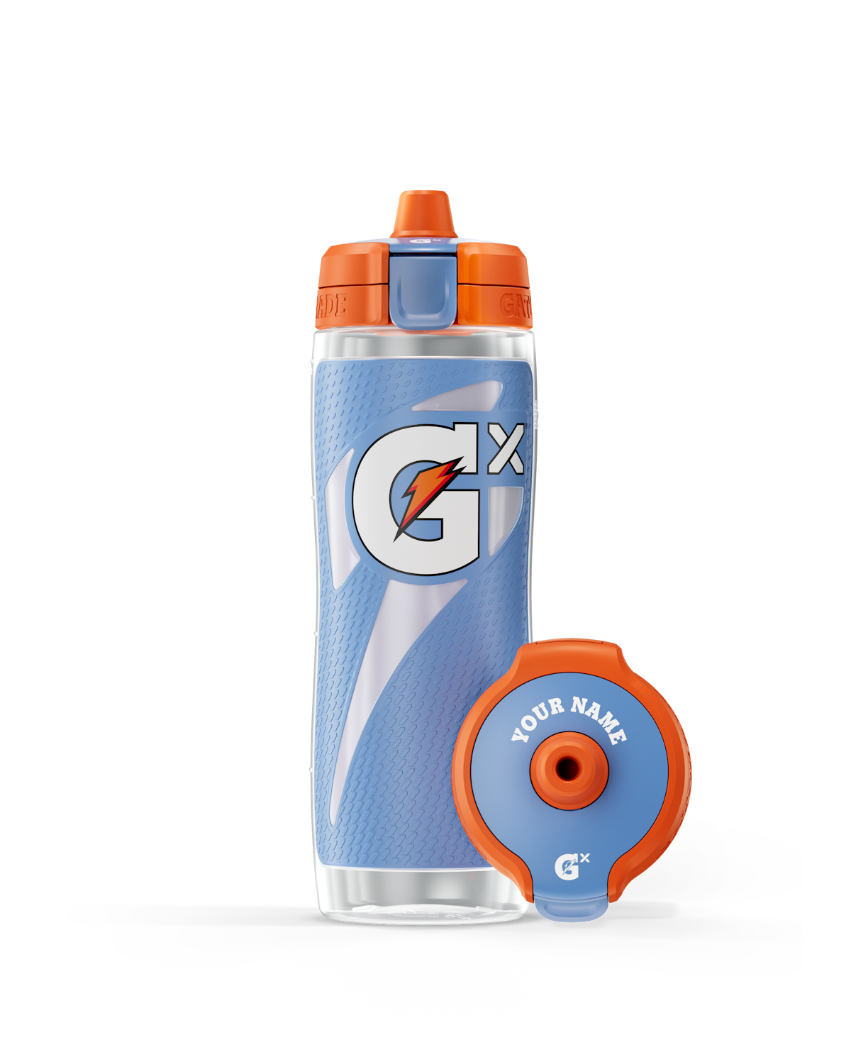  Gatorade Gx Plastic Squeeze Bottle, Light Blue, 30oz : Grocery  & Gourmet Food