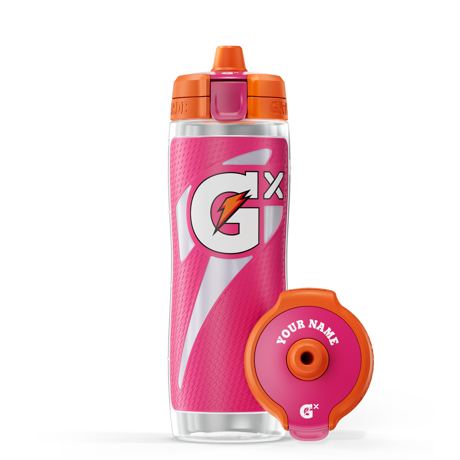 Pink Gx Squeeze Water Bottle (30 oz) | Gatorade Official Site Pink Gx Squeeze Water Bottle (30 oz) | Gatorade Official Site