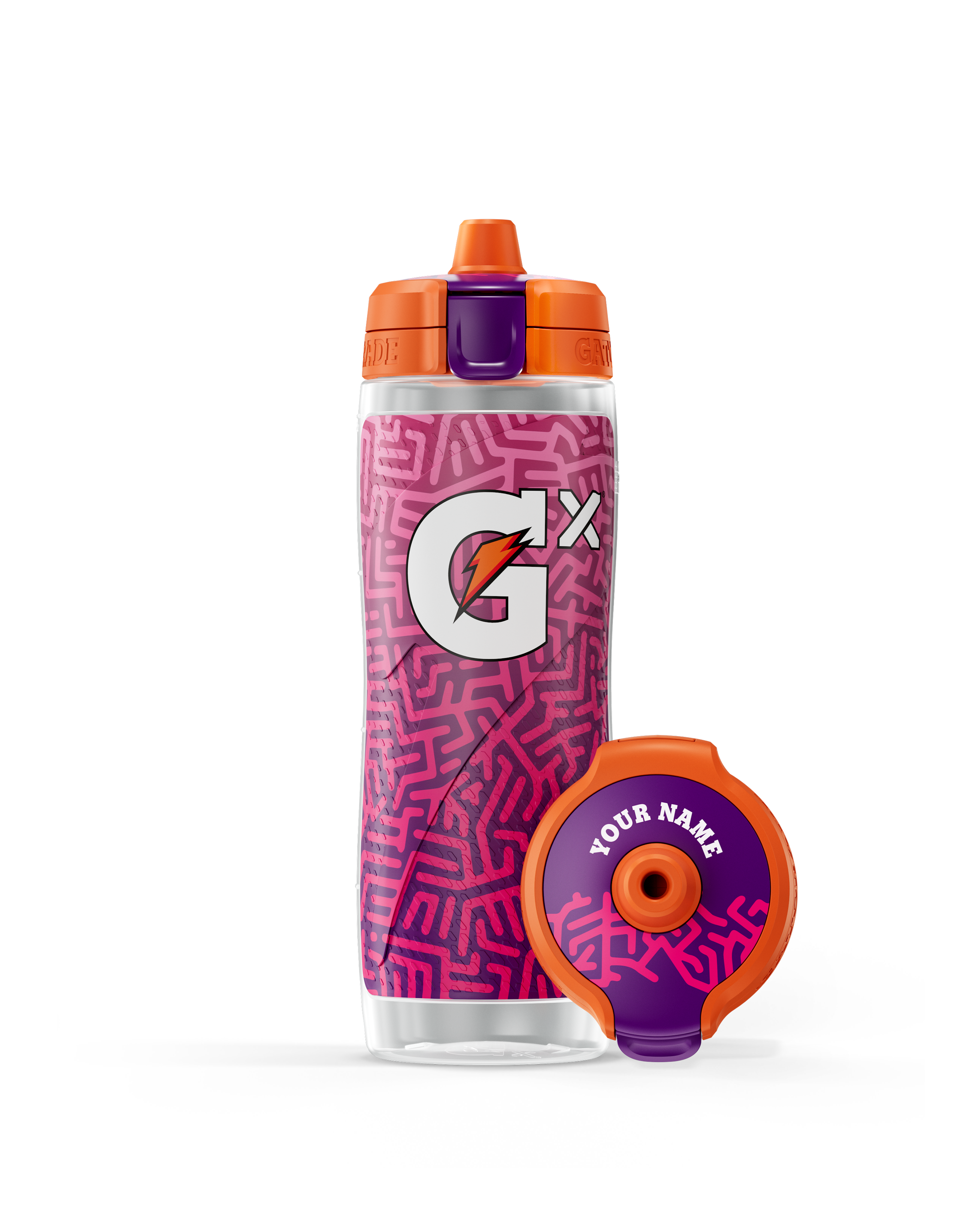 Gx Exclusive Bottle Fractal Magenta