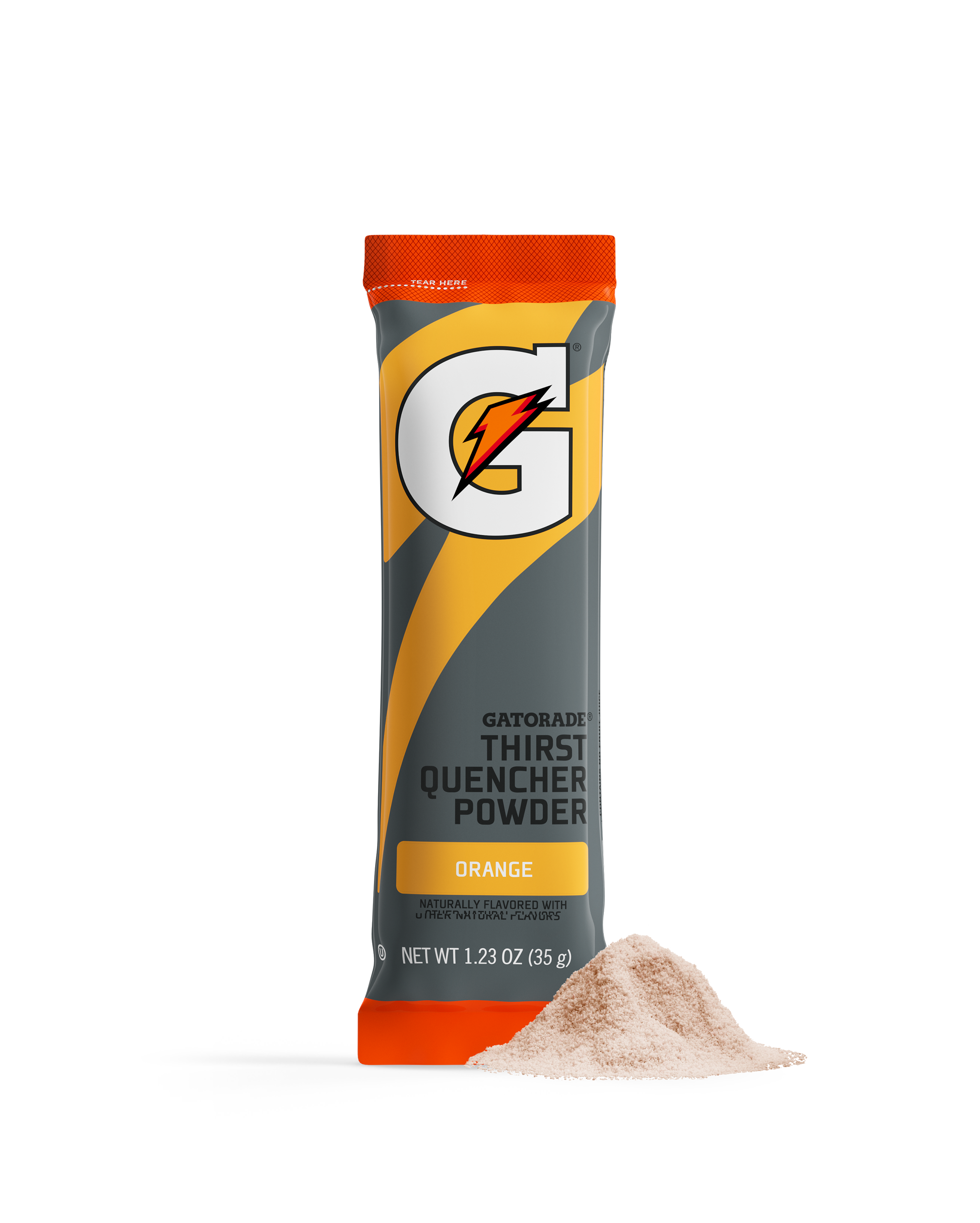 Gatorade Thirst Quencher Single Serve Powder Orange Product Tile