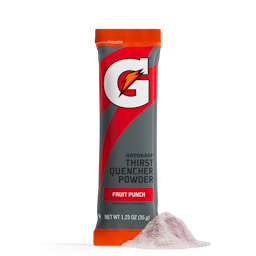 Gatorade Thirst Quencher Single Serve Powder Fruit Punch Product Tile