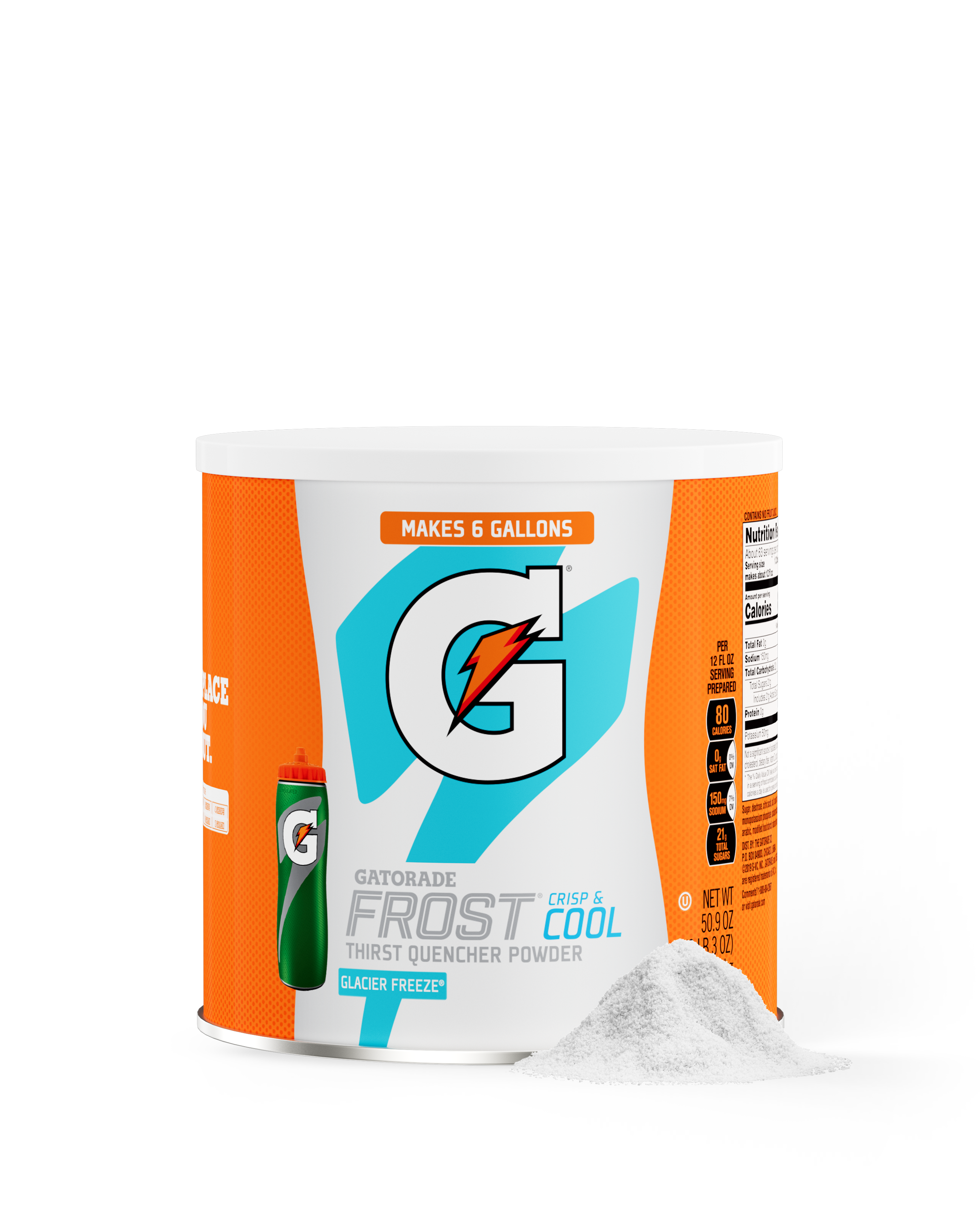Gatorade Thirst Quencher 6 Gallon Canister Glacier Freeze Product Tile