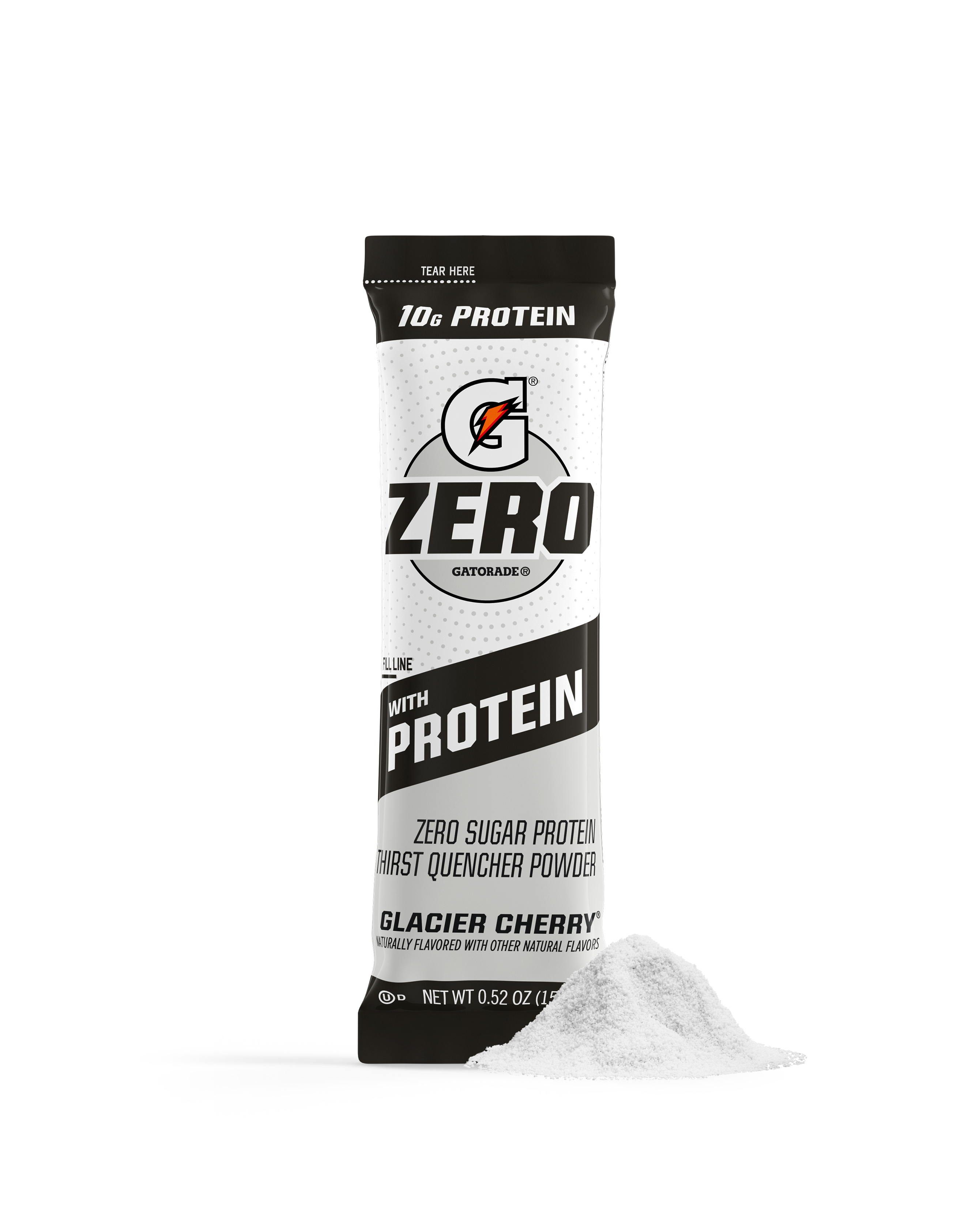 Gatorade Zero with Protein Single Serve Powder Glacier Cherry Product Tile