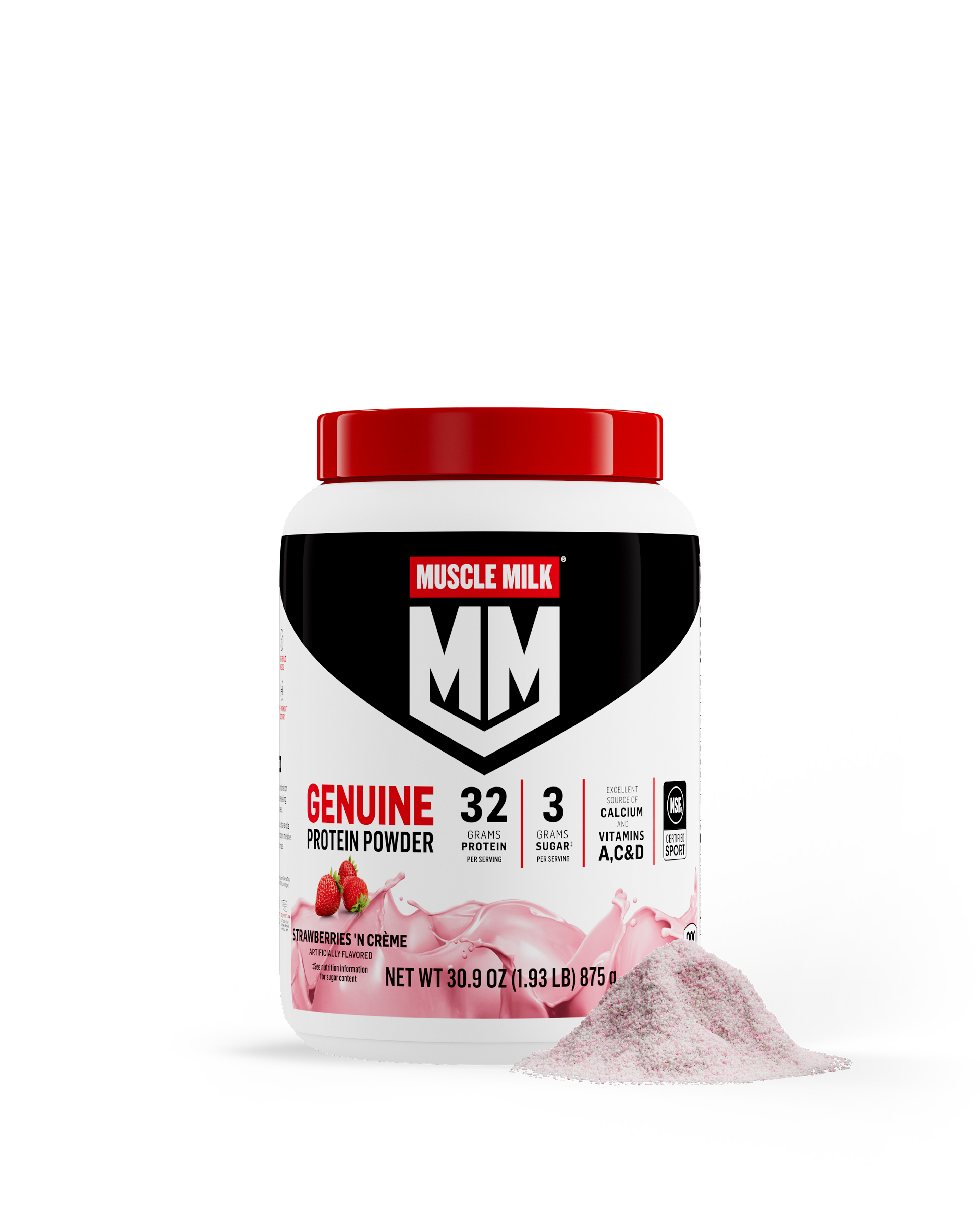 Muscle Milk Strawberry N Creme Canister Product Tile