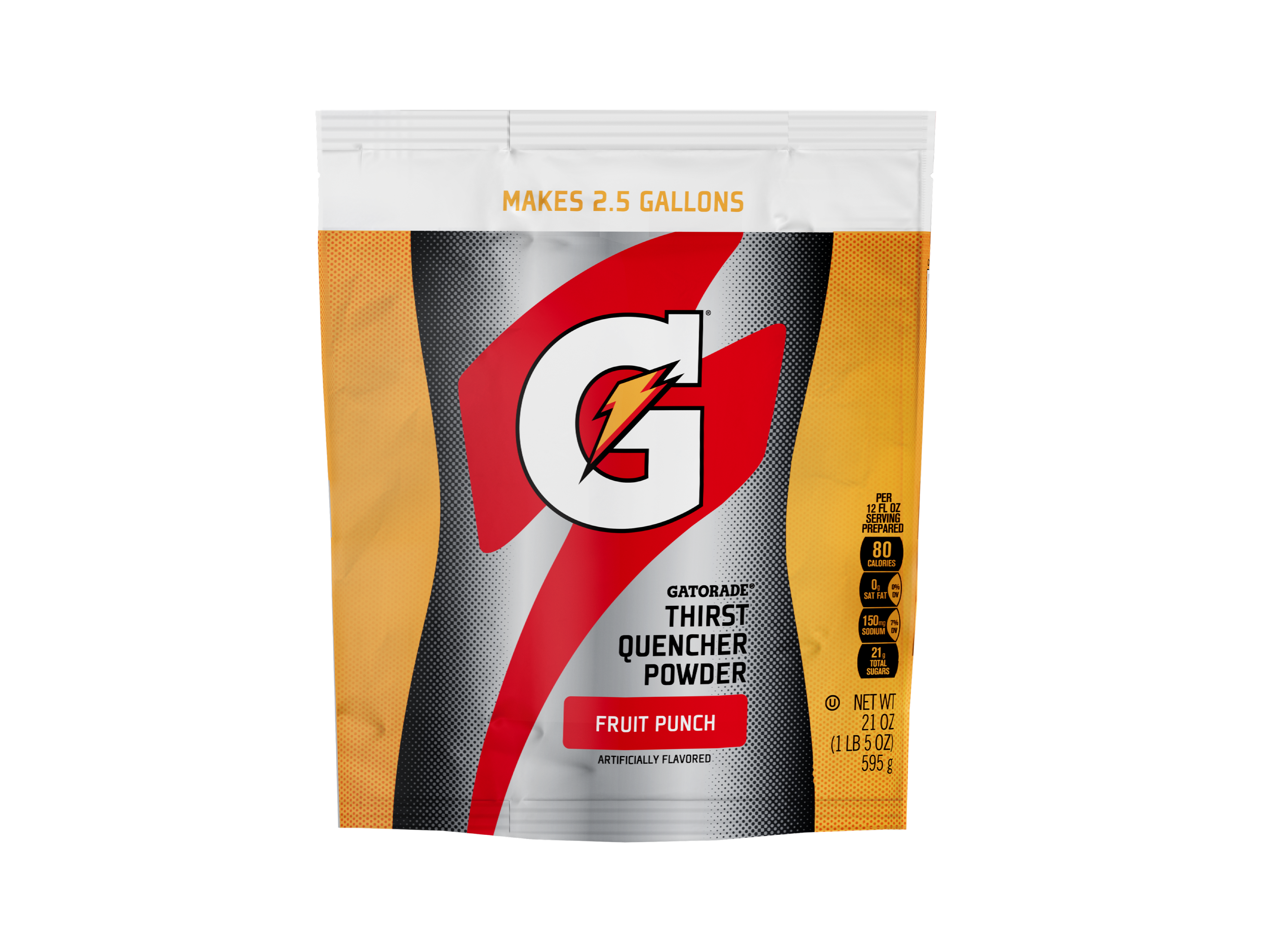 Gatorade Thirst Quencher 2.5 Gallon Bag Fruit Punch Hero