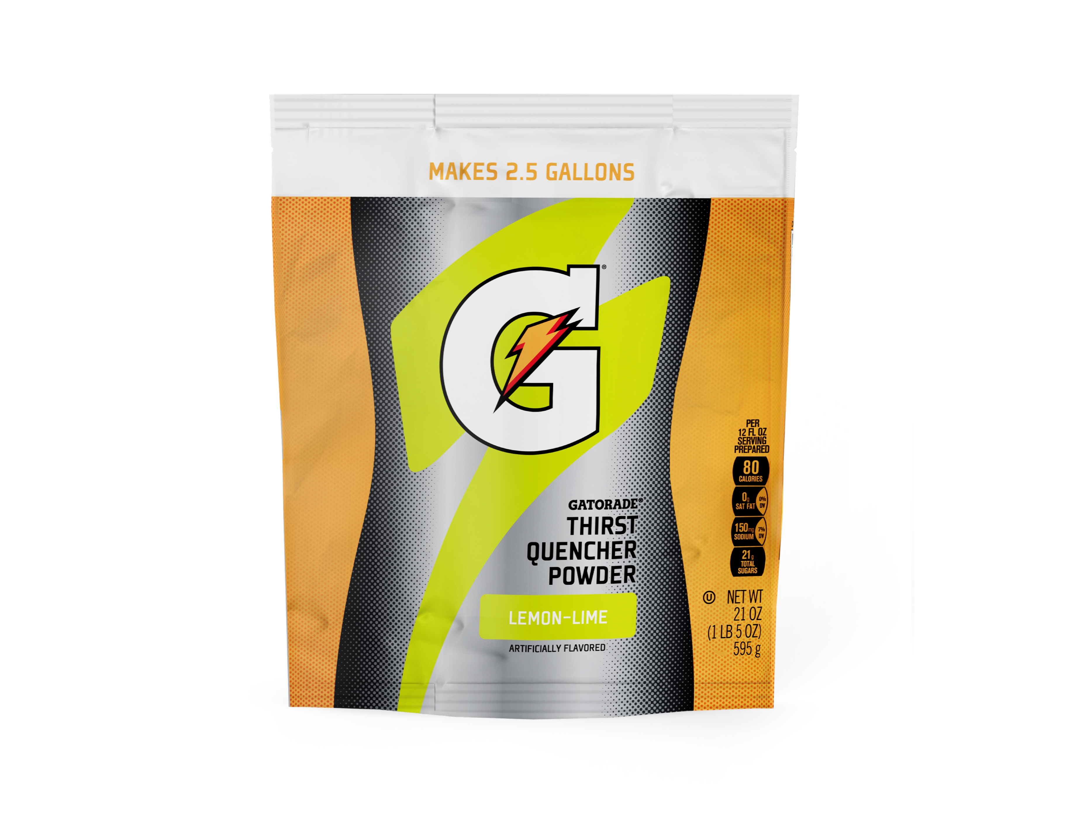 Gatorade Thirst Quencher 2.5 Gallon Bag Lemon Lime Hero