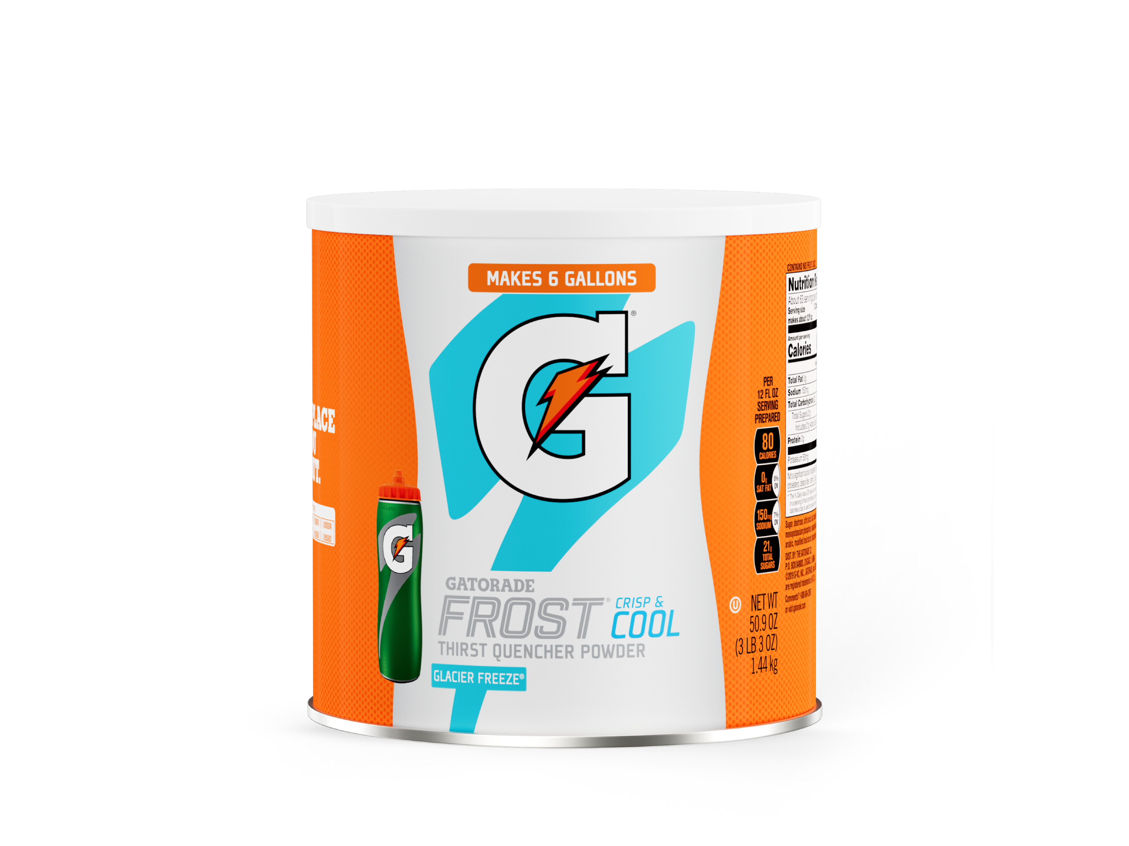 Gatorade Thirst Quencher 6 Gallon Bag Glacier Freeze Hero