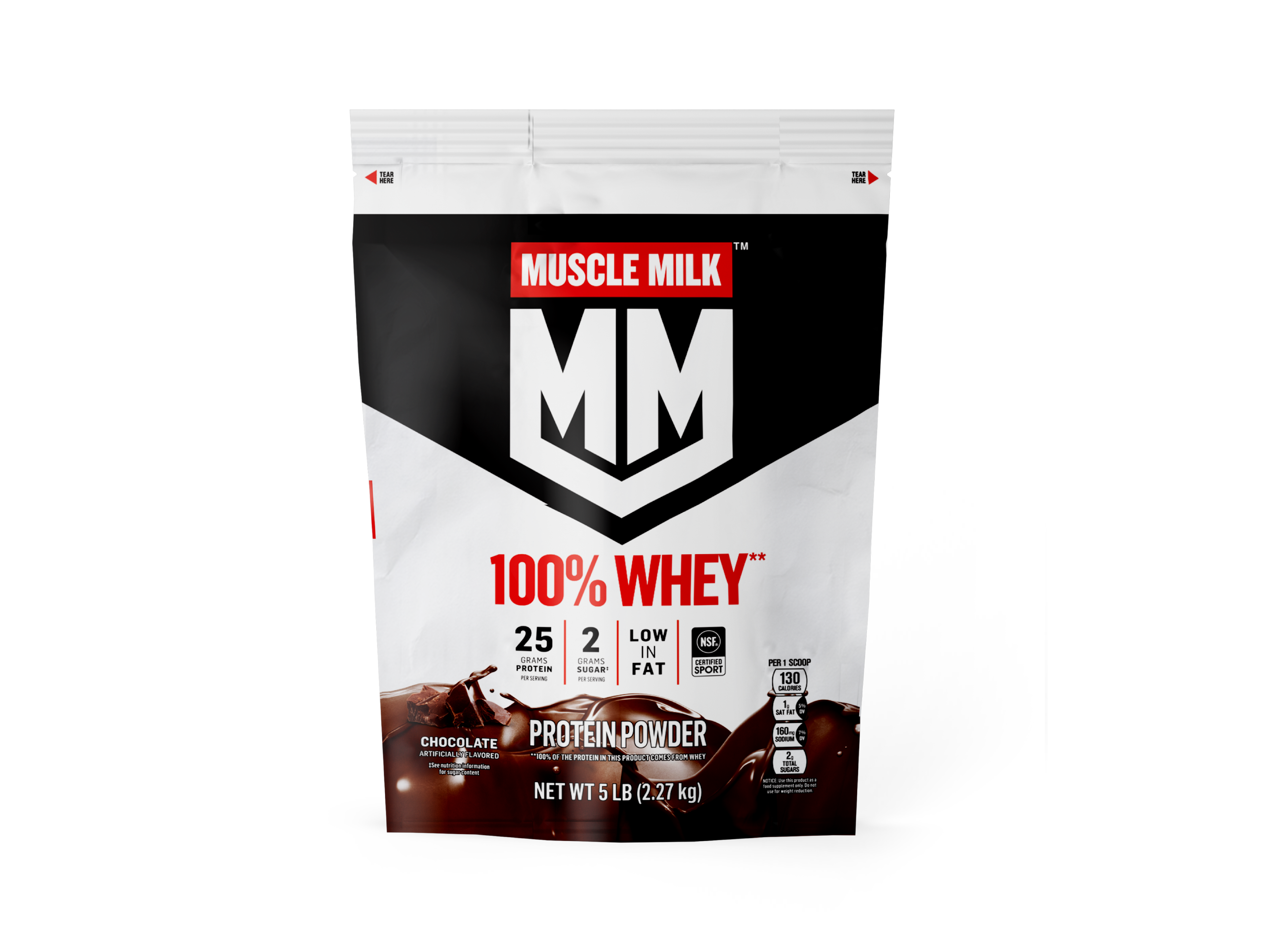 Muscle Milk 100 Whey Protein Chocolate Hero