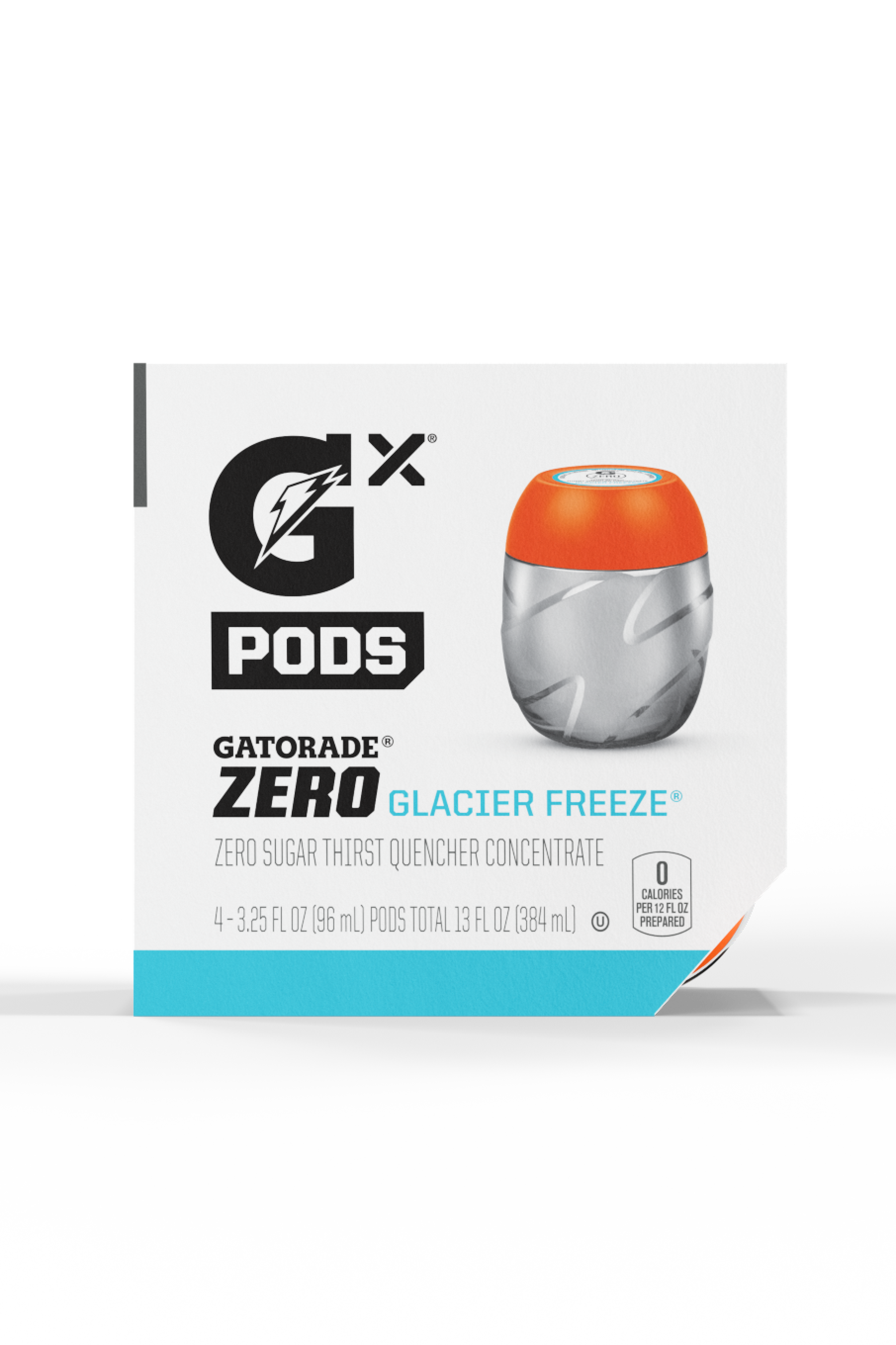 Glacier Freeze Gatorade Zero Pods box