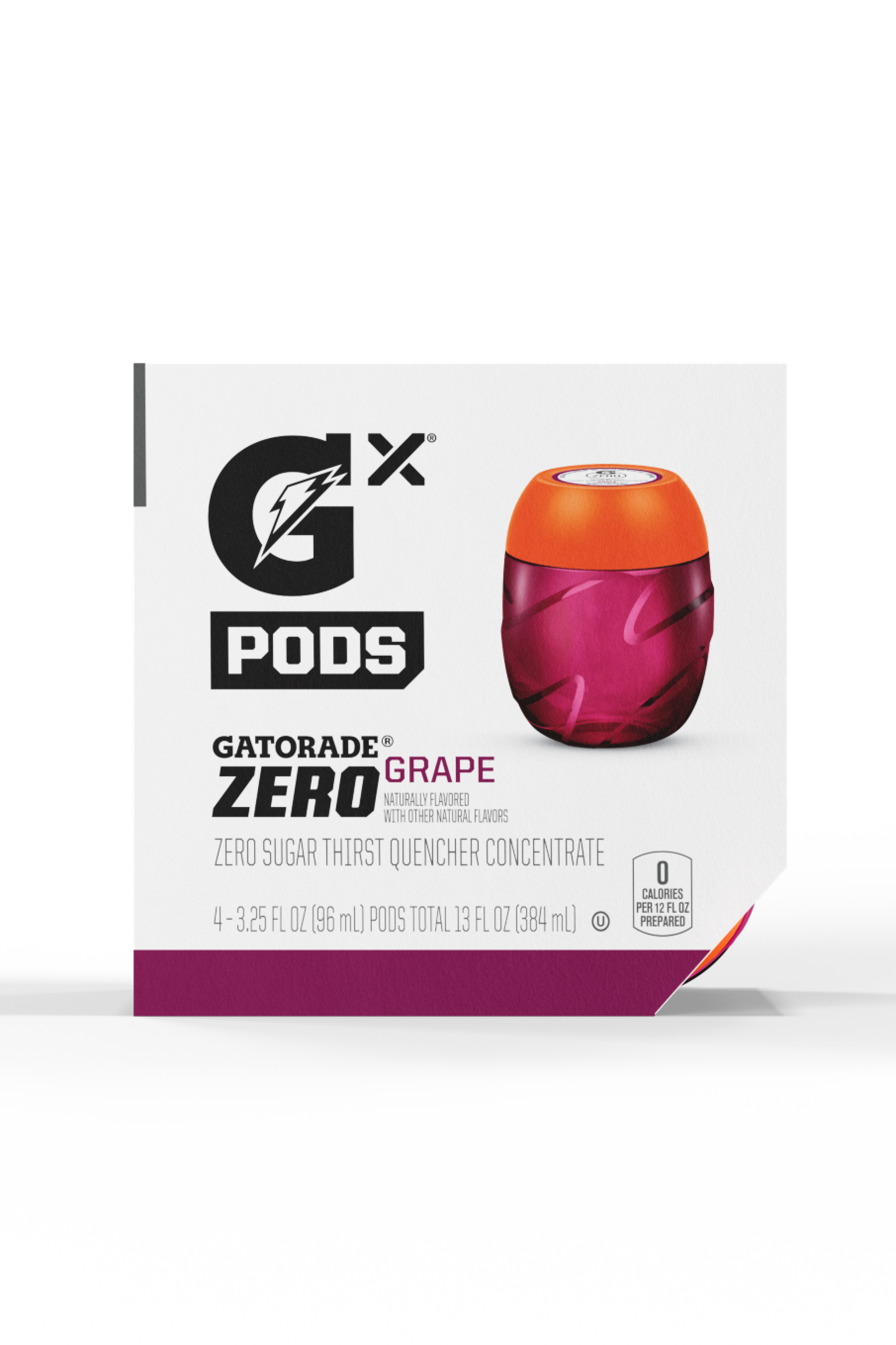 Gatorade Zero Grape Pod Box