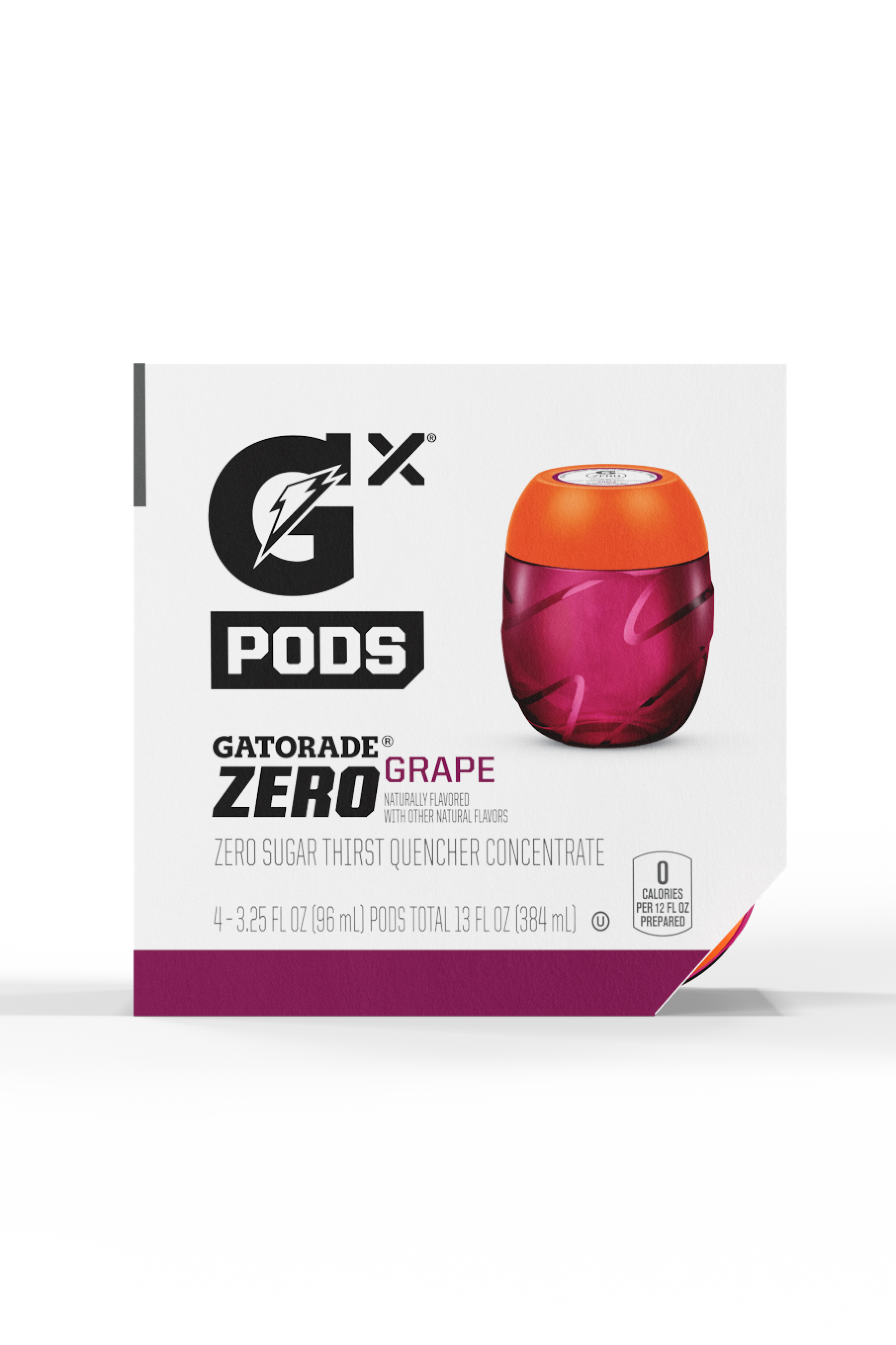 Gatorade Zero Grape Pod Box