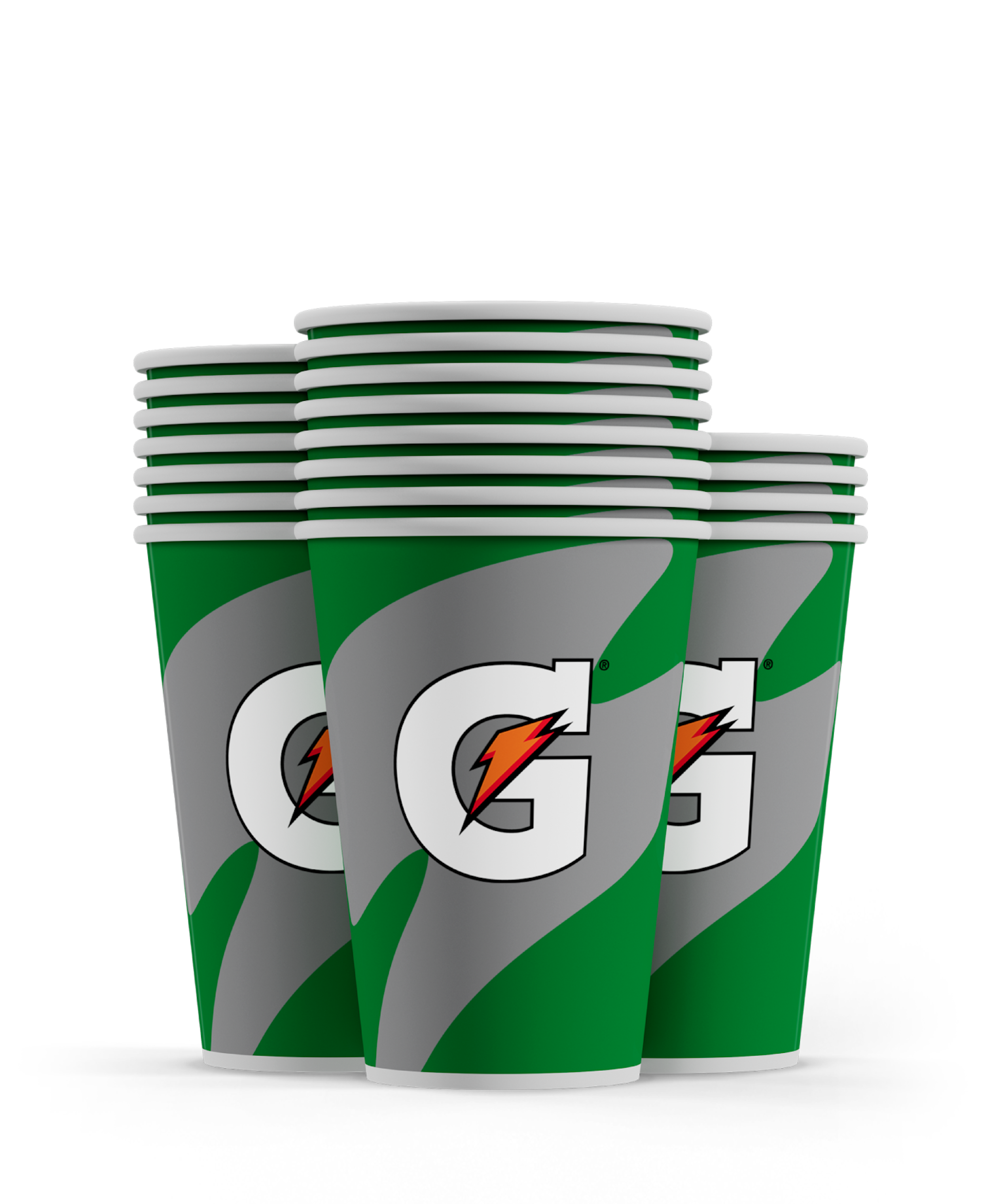 Gatorade Cups Green