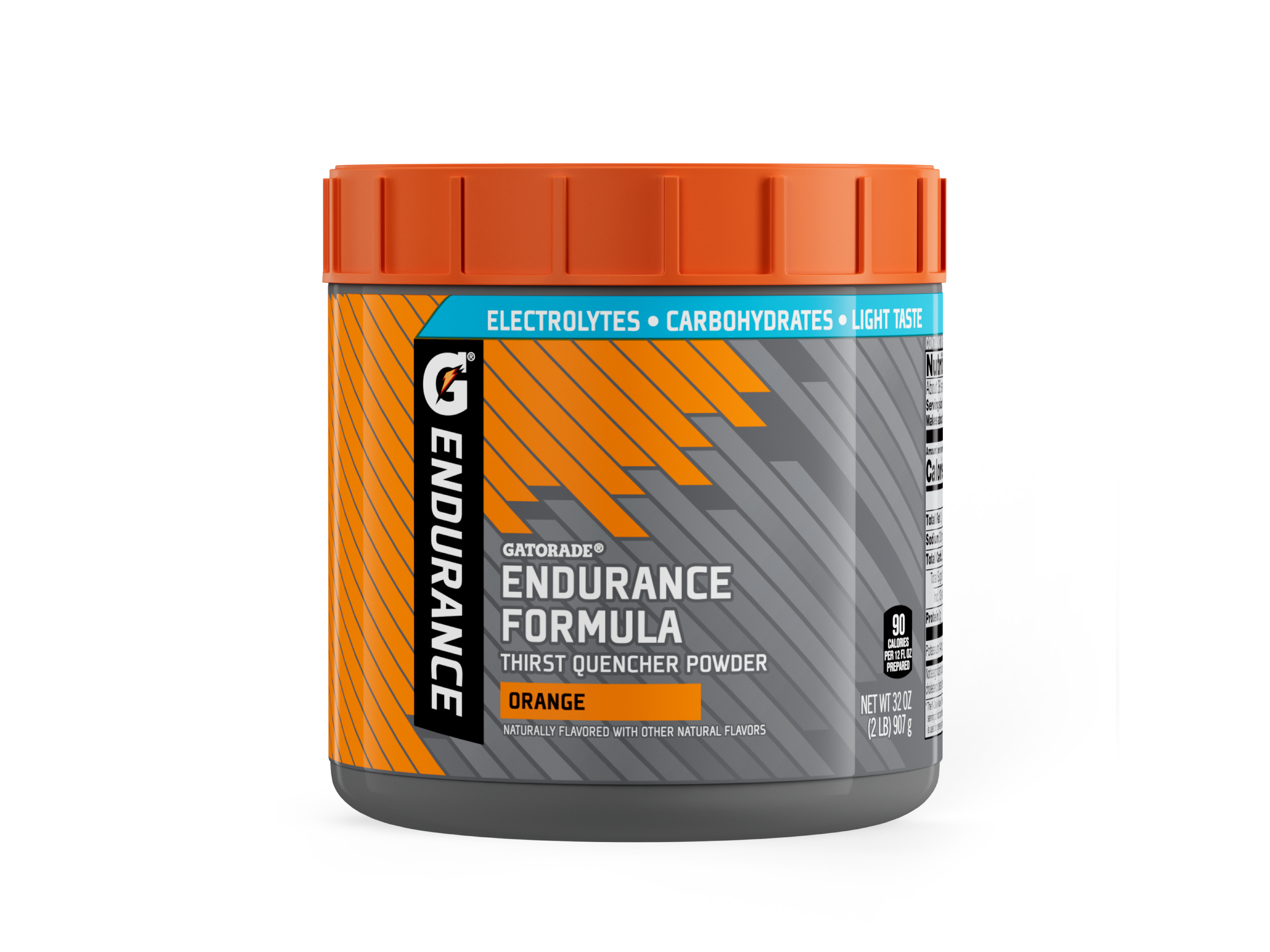 Endurance Formula Powder 32 ounce canister Orange