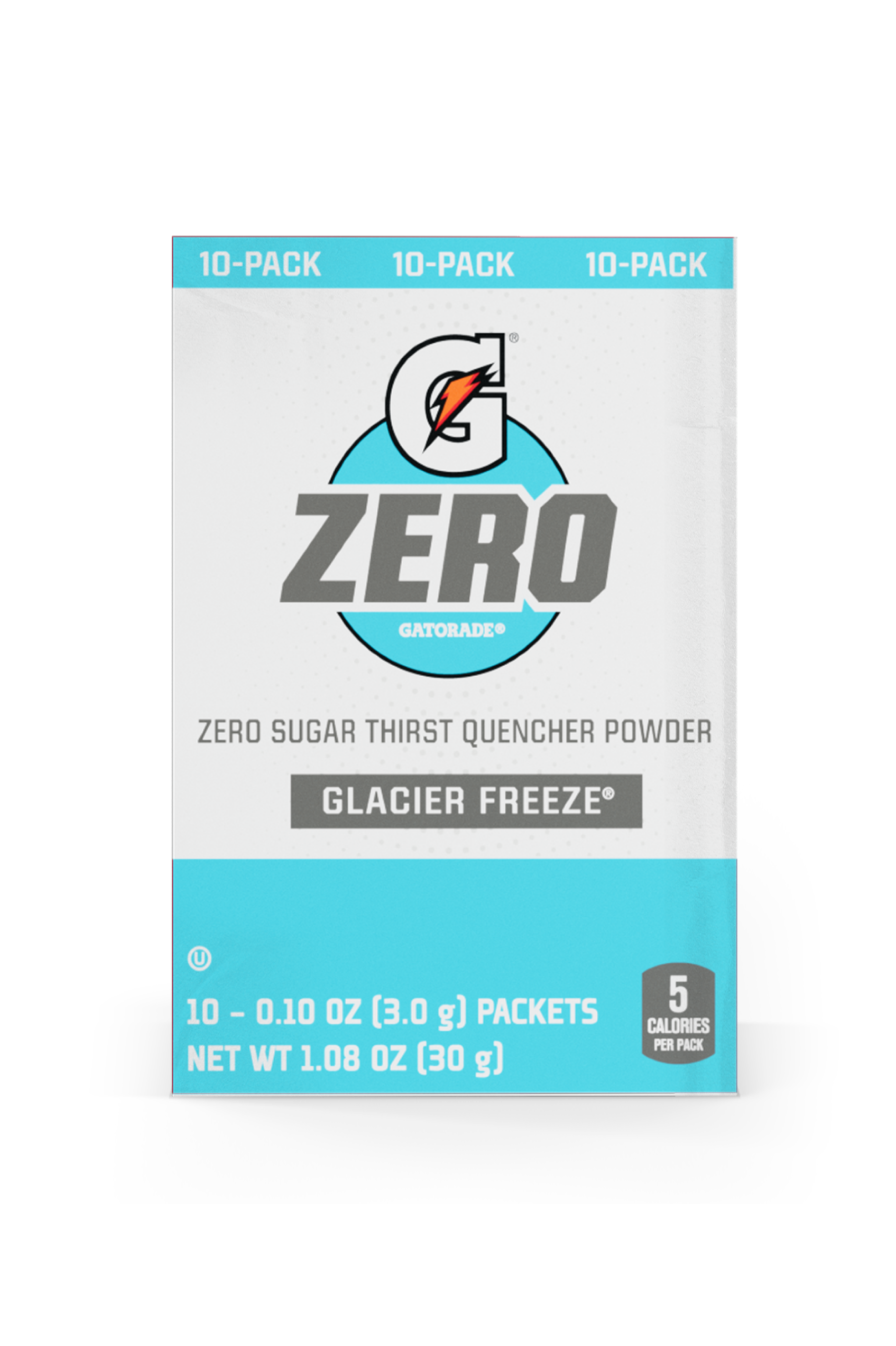 Gatorade zero glacier freeze 10 pack box