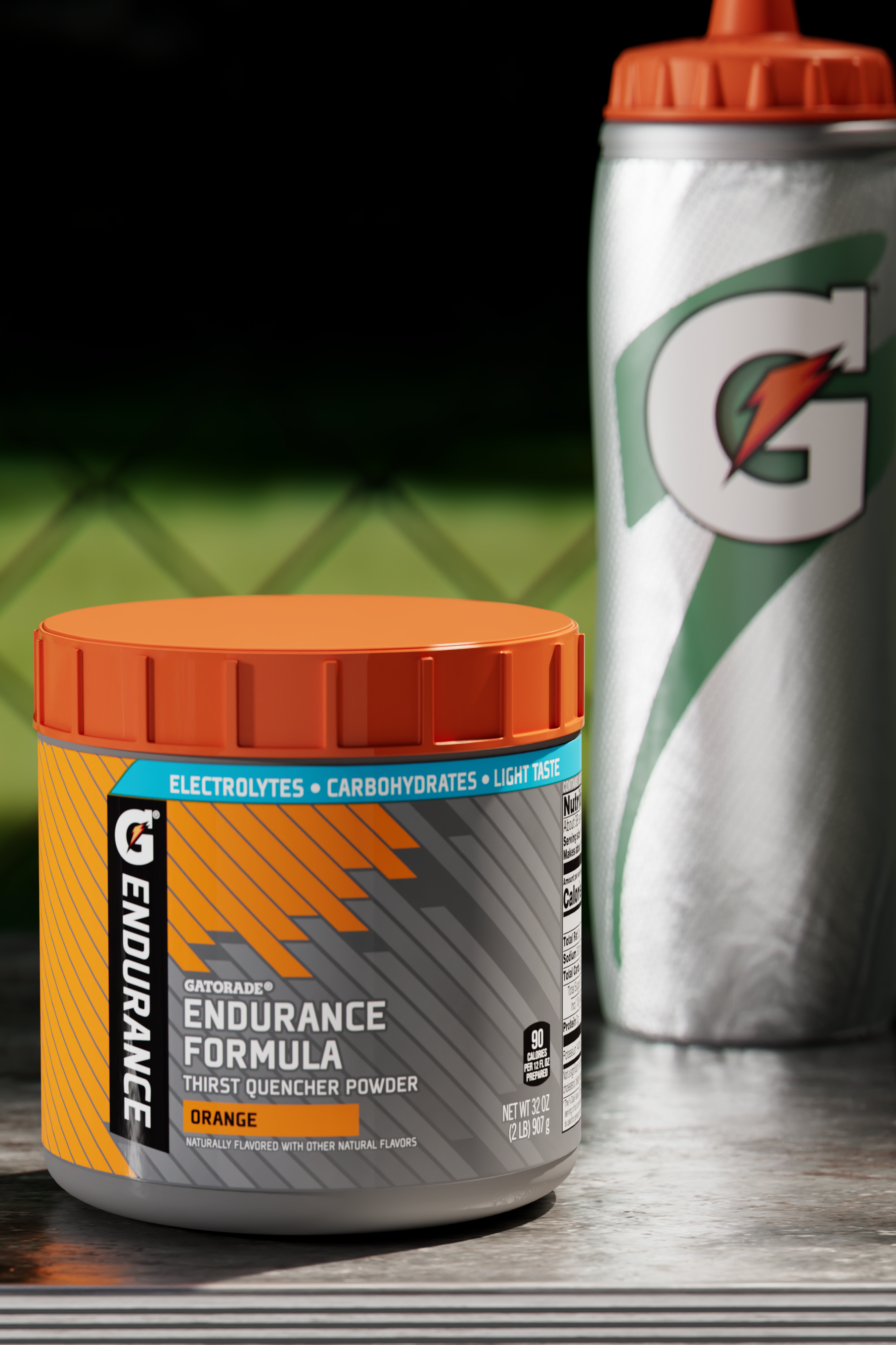 Endurance canister orange with Gx bottle