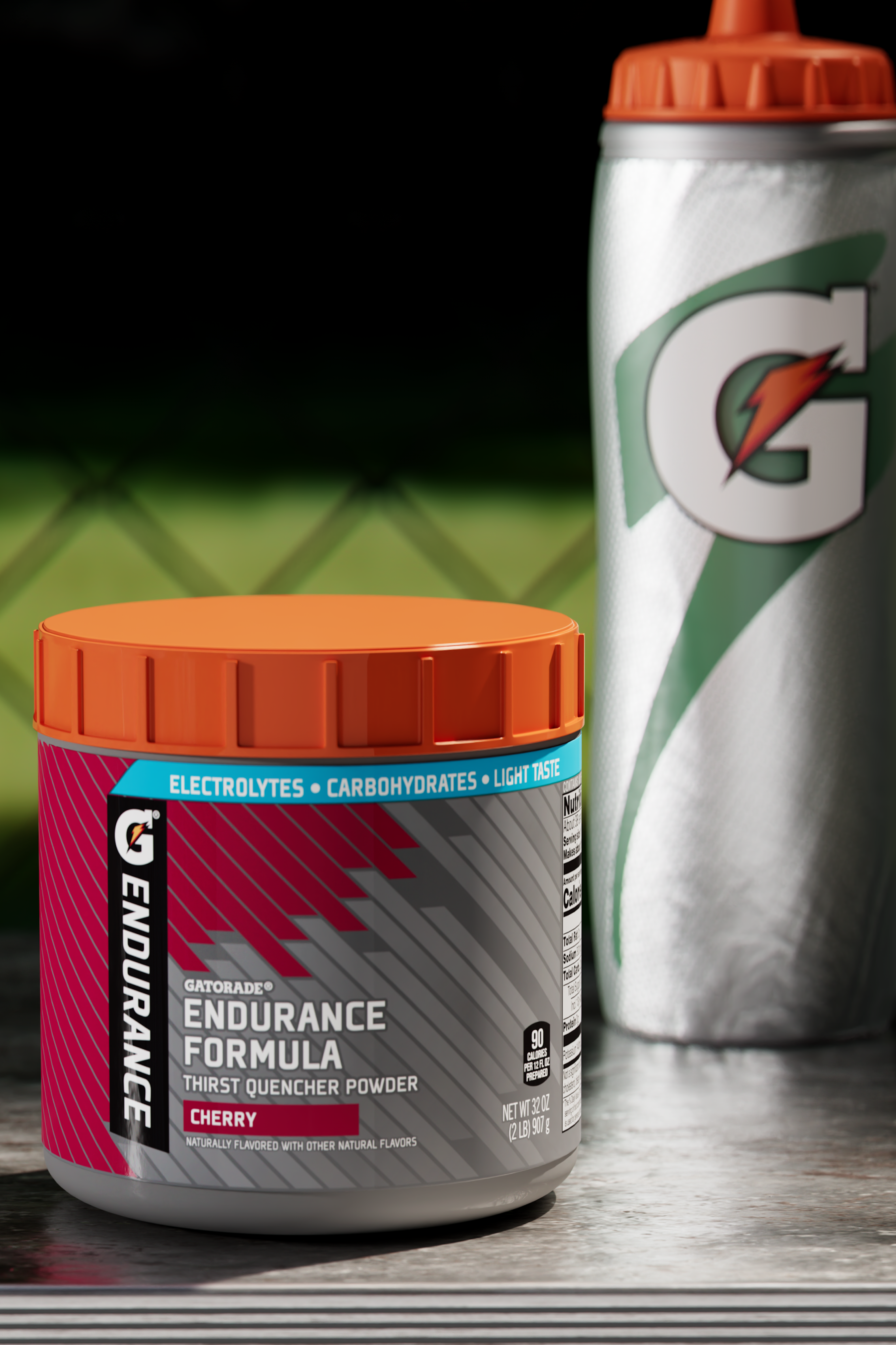 Endurance canister cherry with Gx bottle