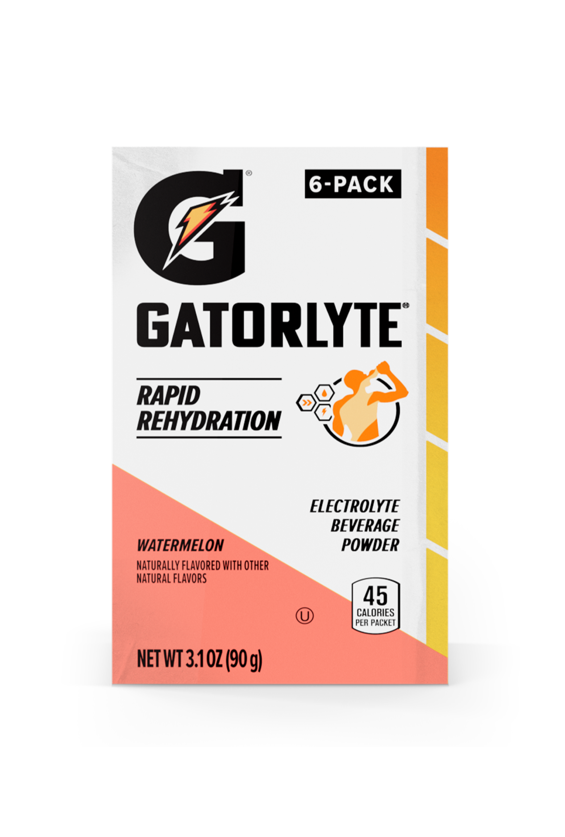 Box of Gatorlyte single serve packs watermelon