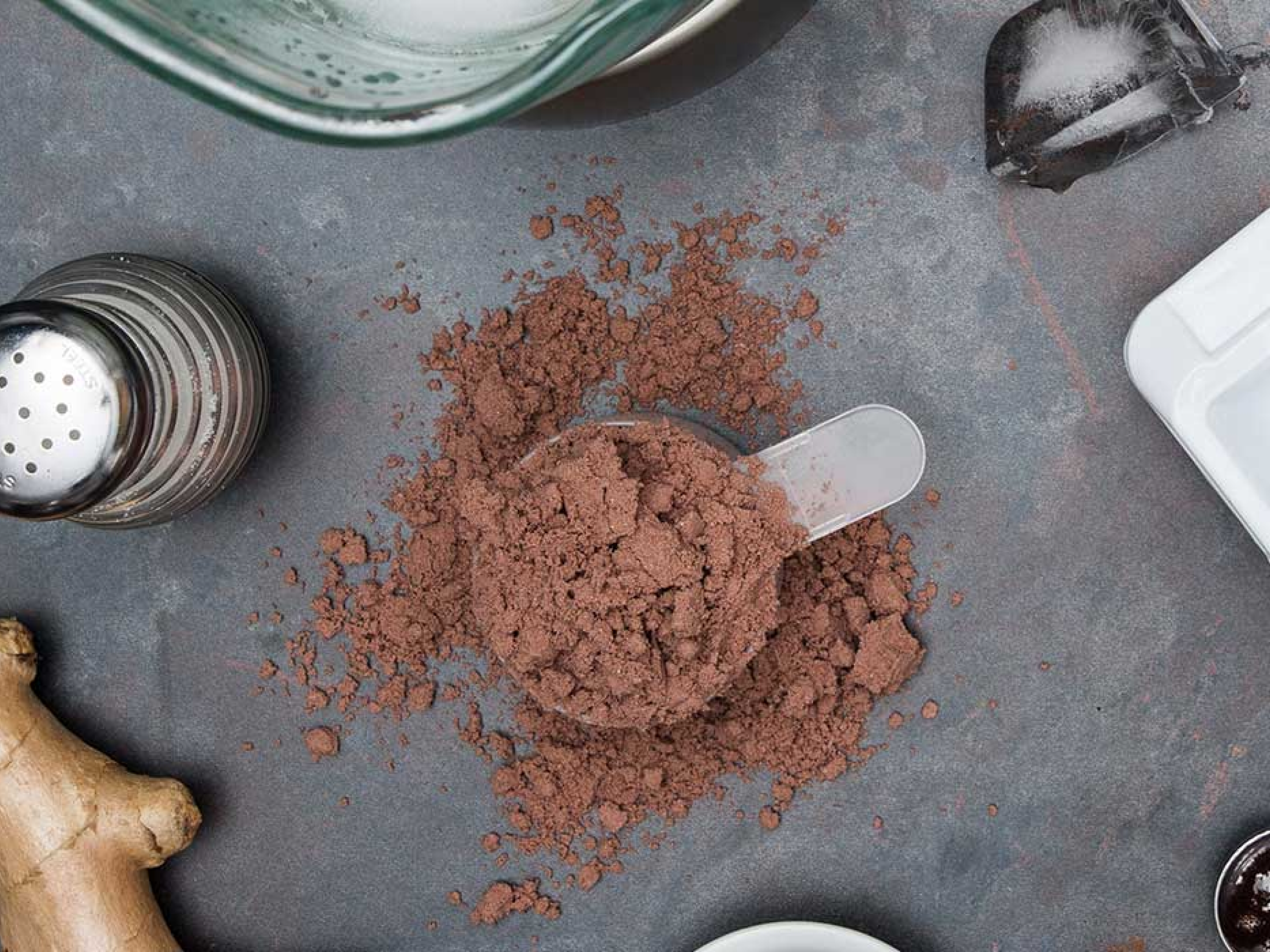 Chocolate protein powder