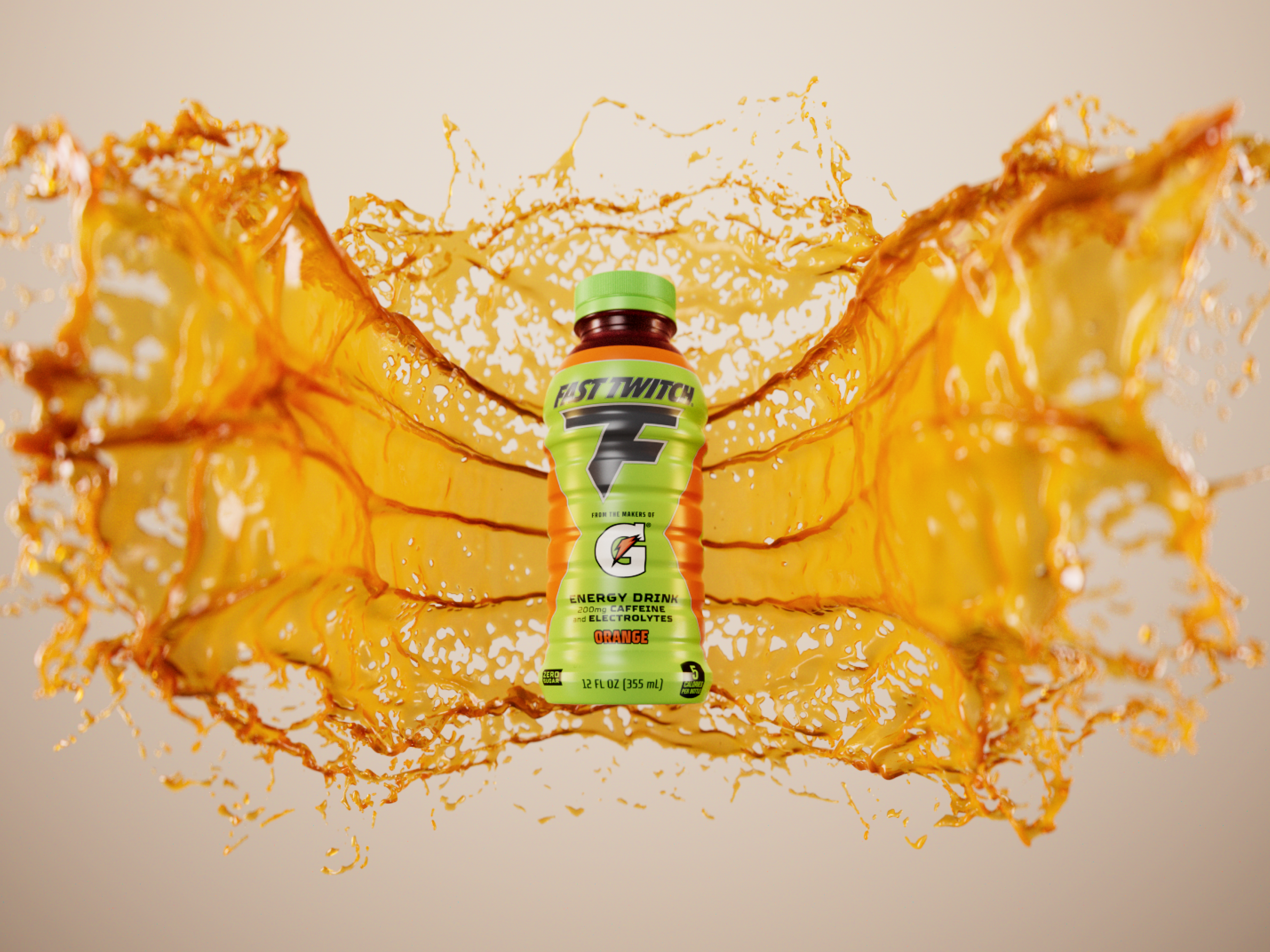 Fast twitch ready to drink orange
