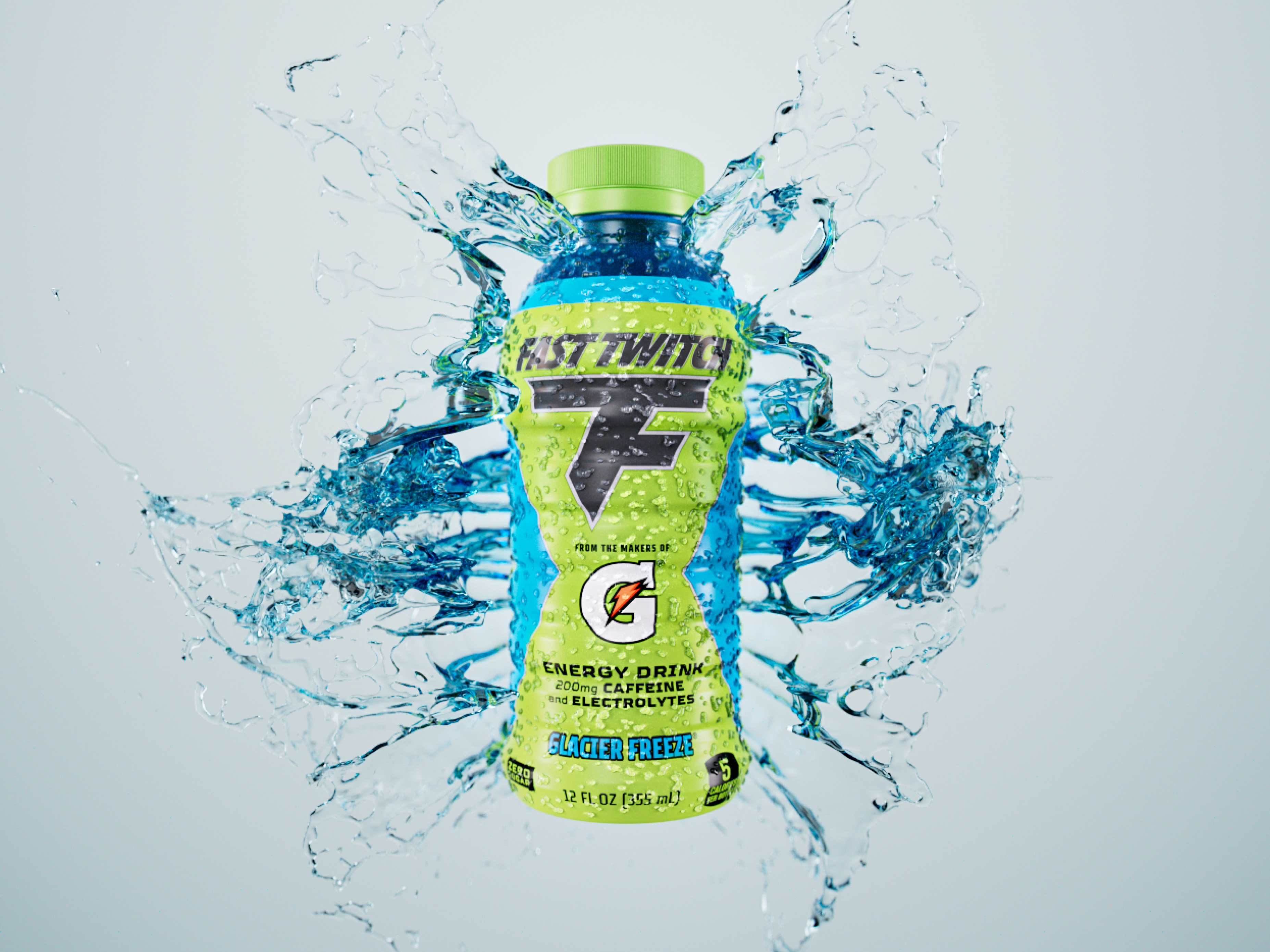Fast twitch glacier freeze ready to drink bottle