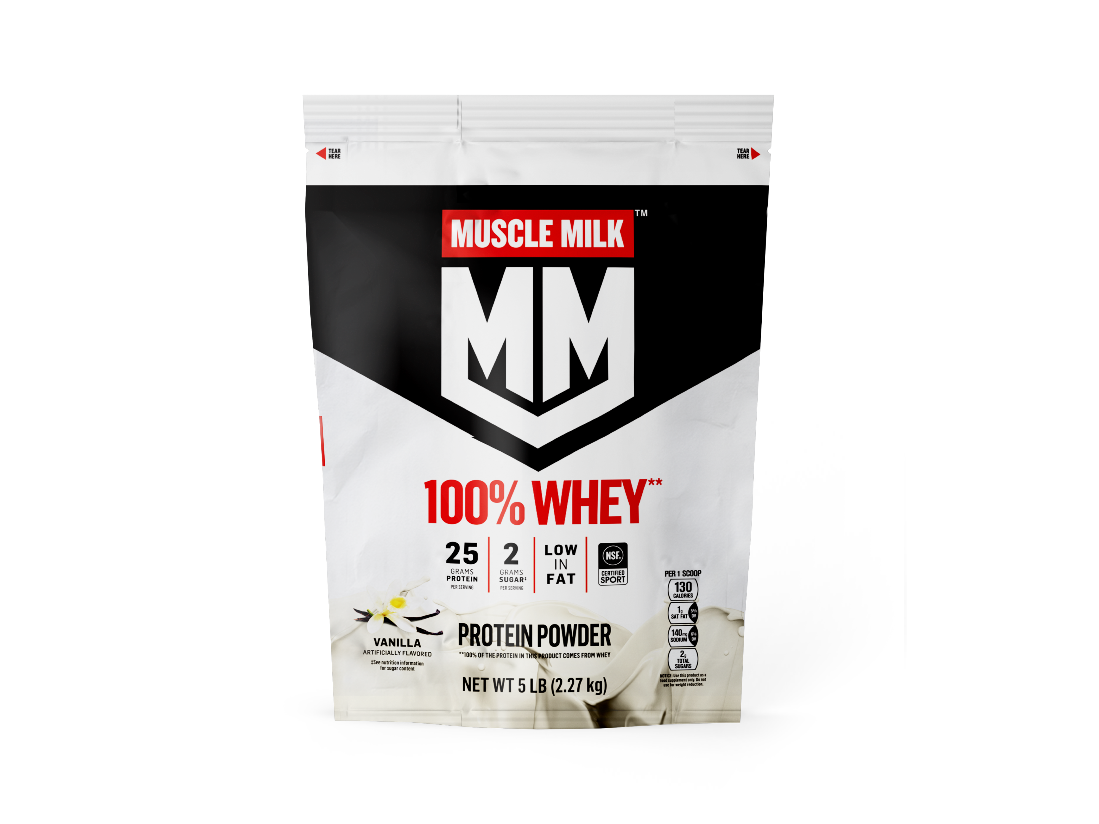 Muscle Milk 100% Whey Protein Powder - Vanilla