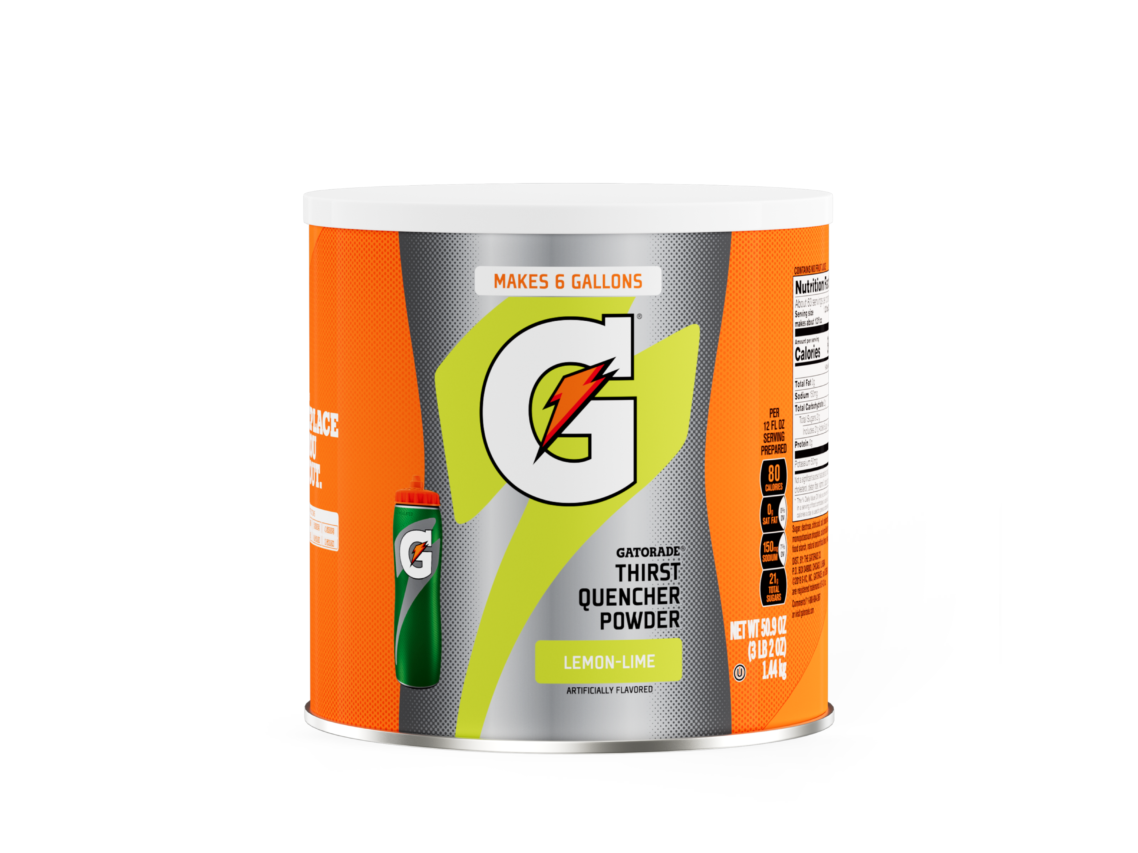 Gatorade thirst quencher 6 gallon lemon lime canister