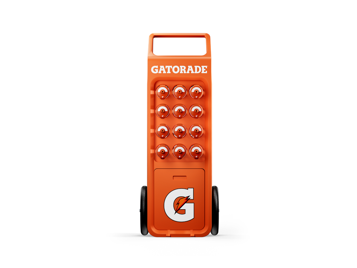 Orange Rover Water Bottle Cart | Gatorade Official Site