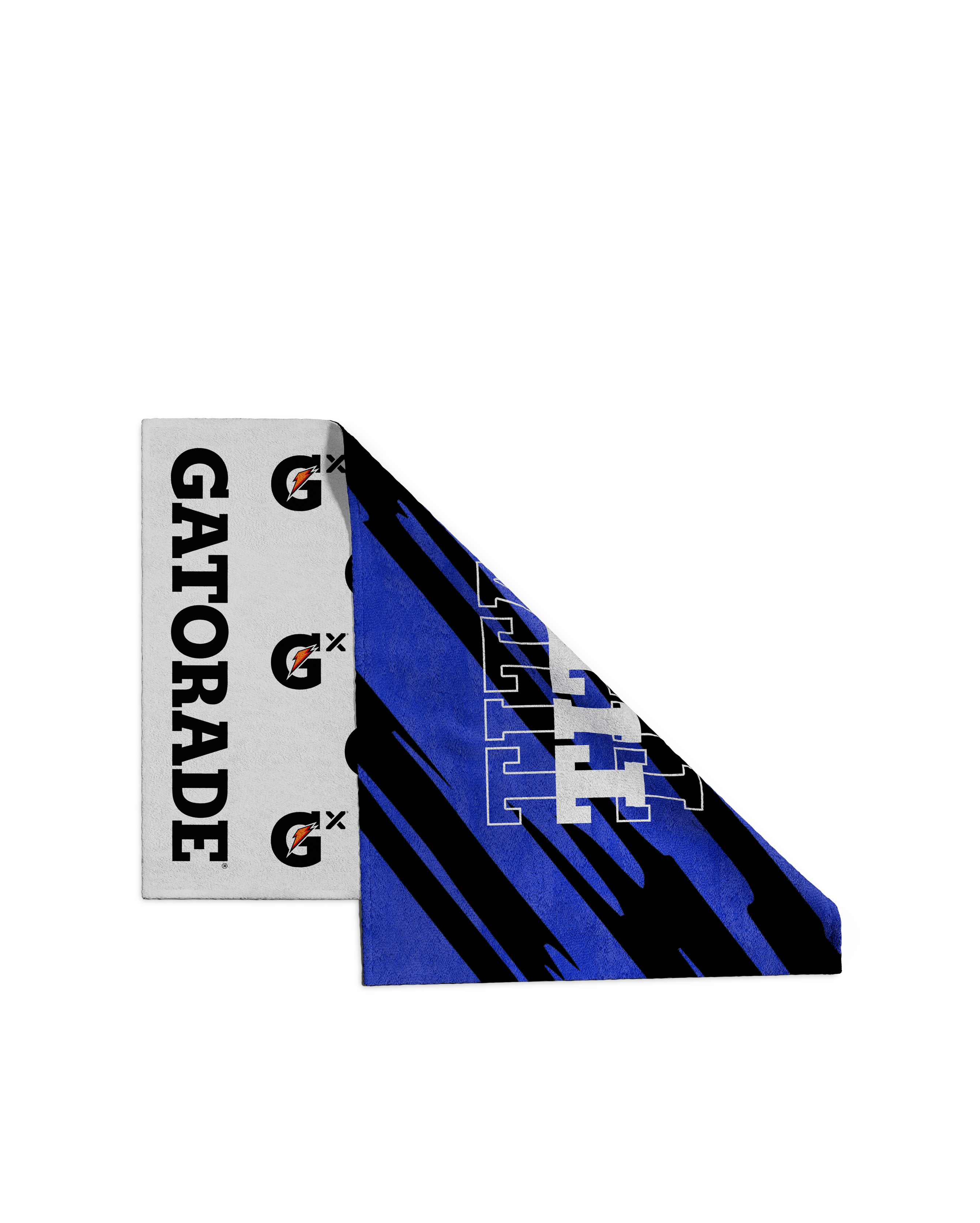 Gatorade ID Towel Black and Royal Blue