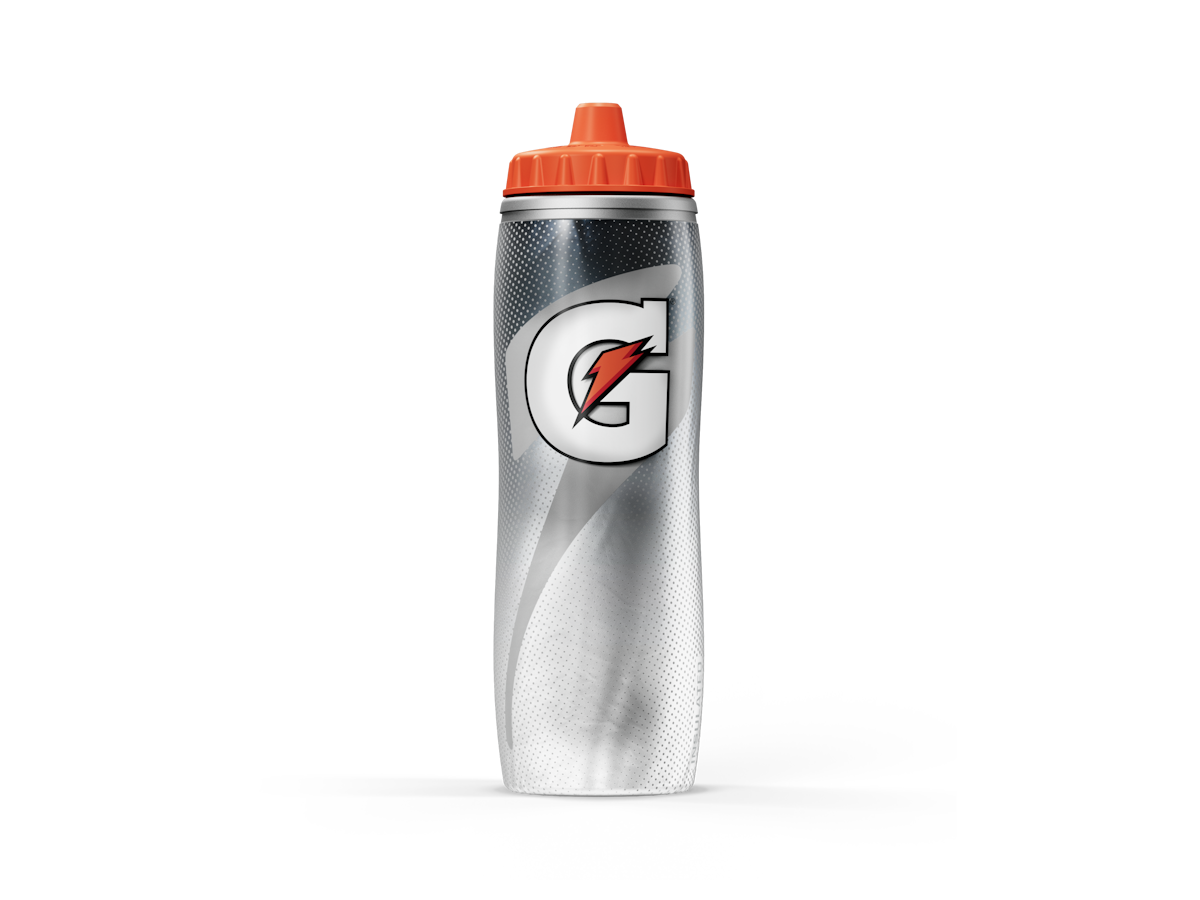 Gatorade 30 oz Insulated Squeeze Bottle, Faded Flag